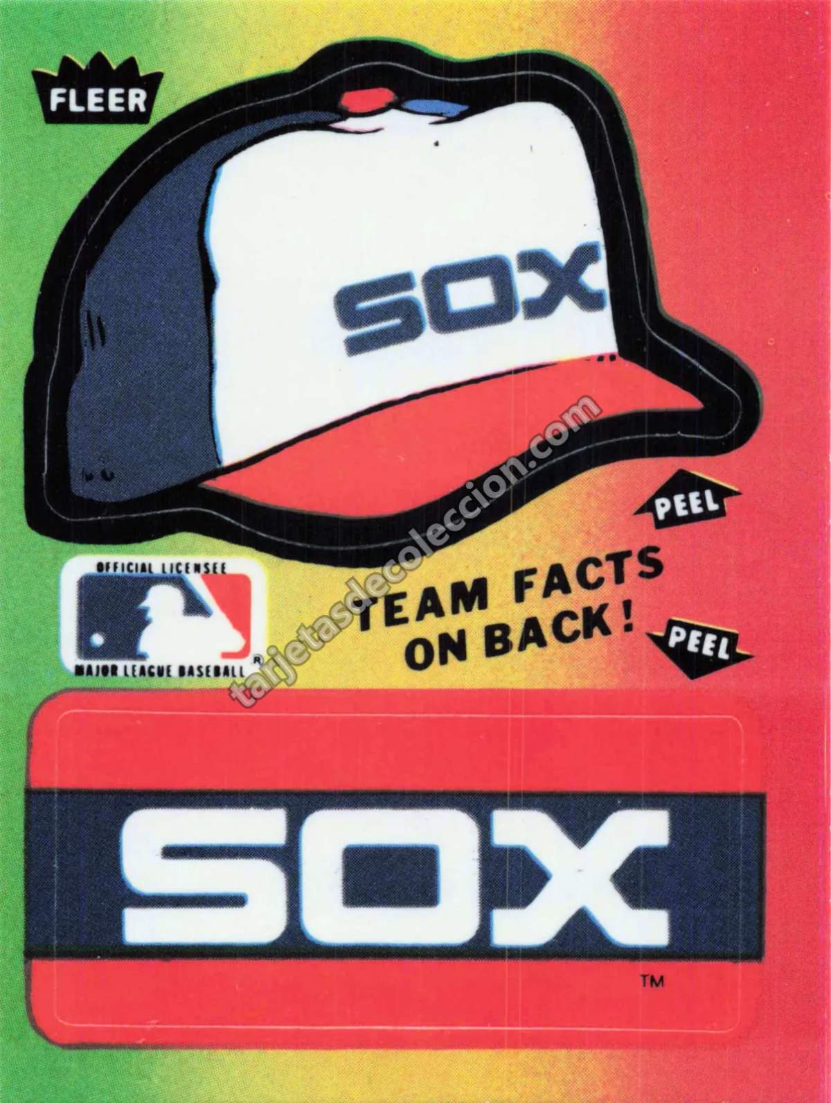 1983 Fleer Team Stickers Chicago White Sox