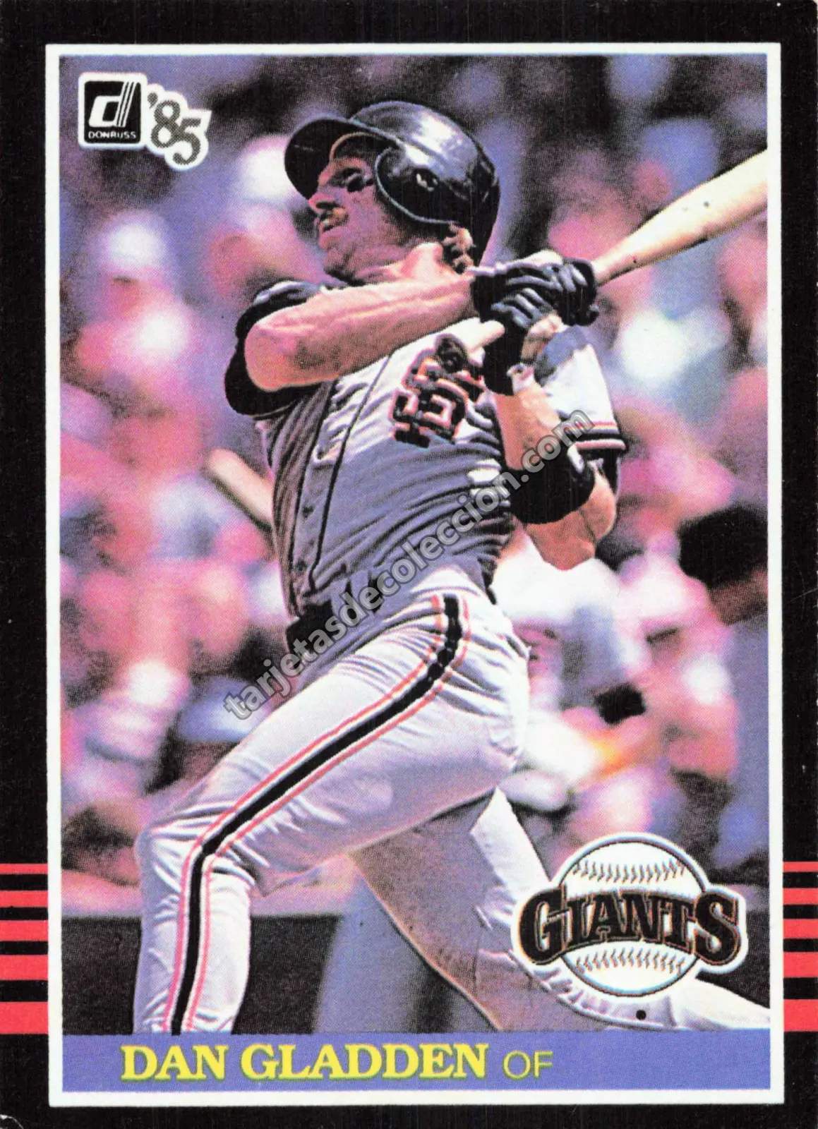 1984 Donruss Dan Gladden #567 (San Francisco Giants)
