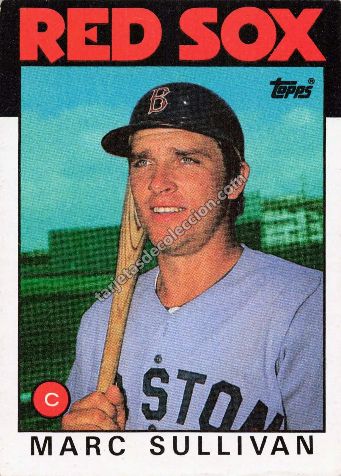 1986 Topps Marc Sullivan #529 (Boston Red Sox)