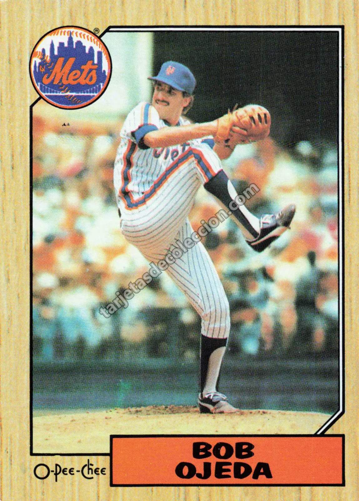 1987 O-Pee-Chee Bob Ojeda #83 (New York Mets)
