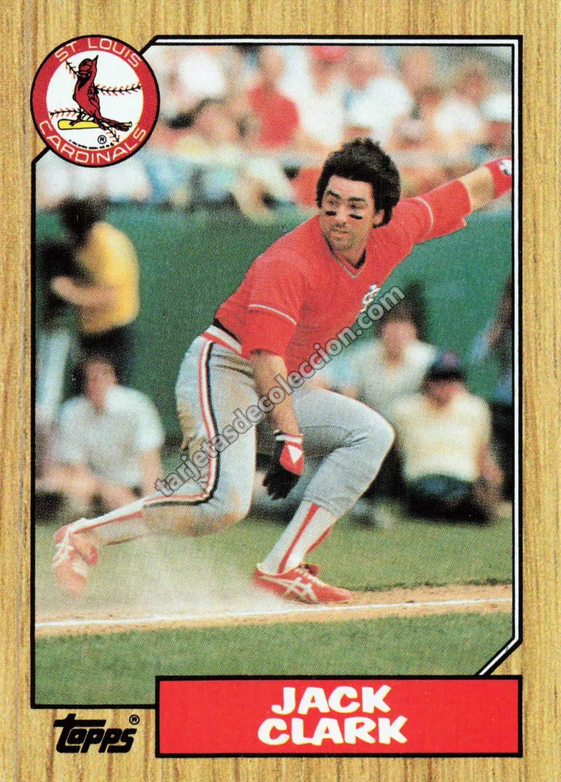 1987 Topps Jack Clark #520 (St. Louis Cardinals)