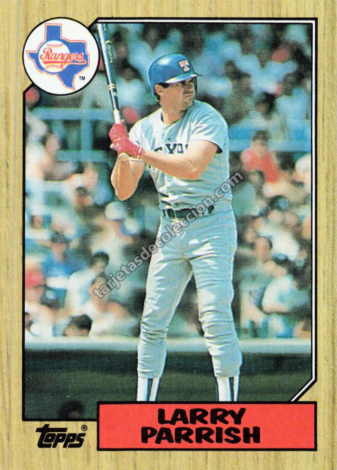 1987 Topps Larry Parrish #629 (Texas Rangers)