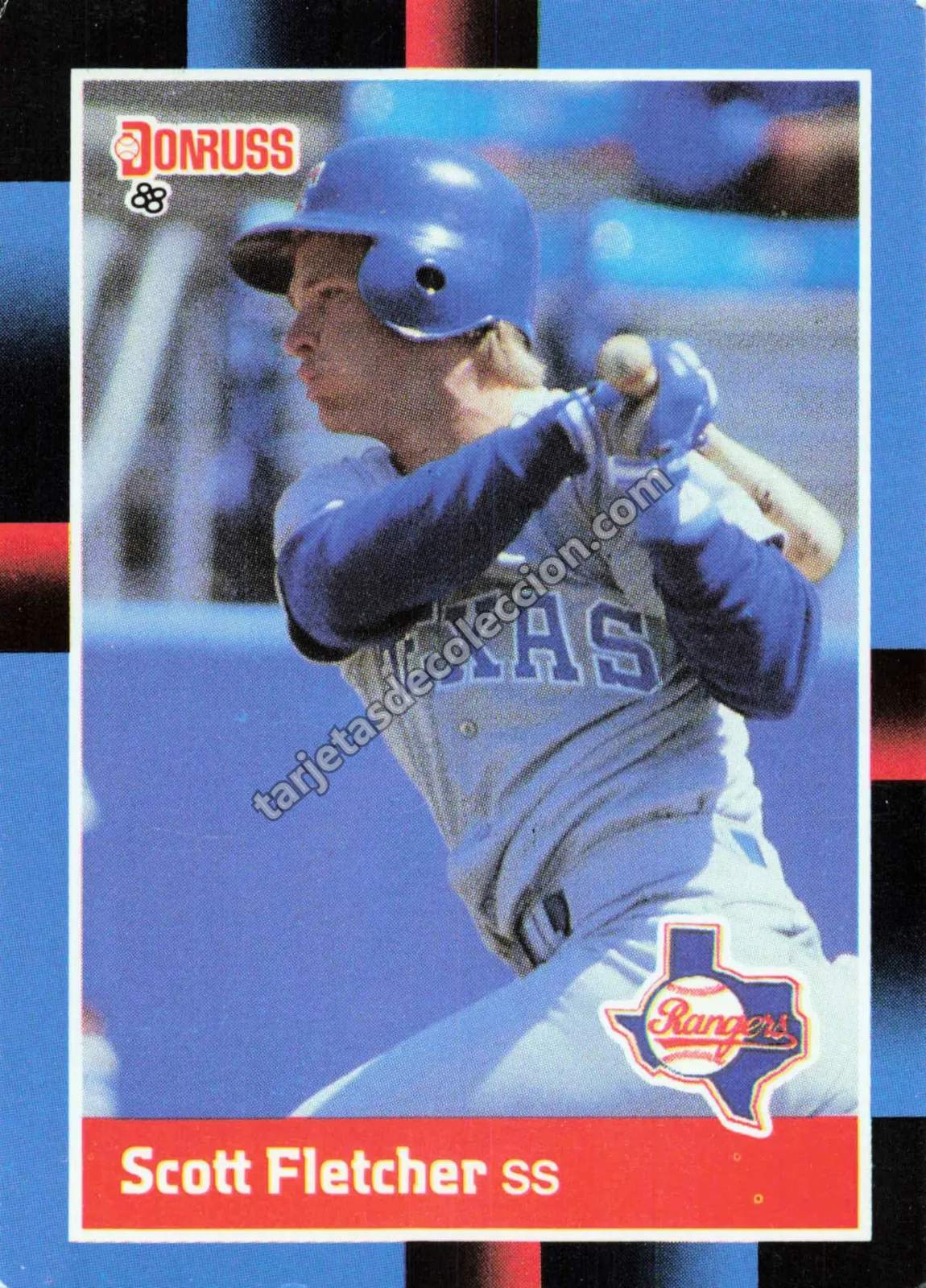 1988 Donruss Scott Fletcher #180 (Texas Rangers)