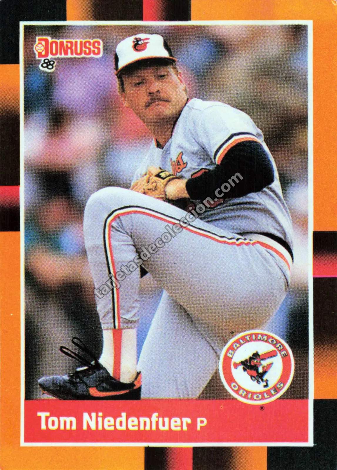 1988 Donruss Tom Niedenfuer #321 (Baltimore Orioles)