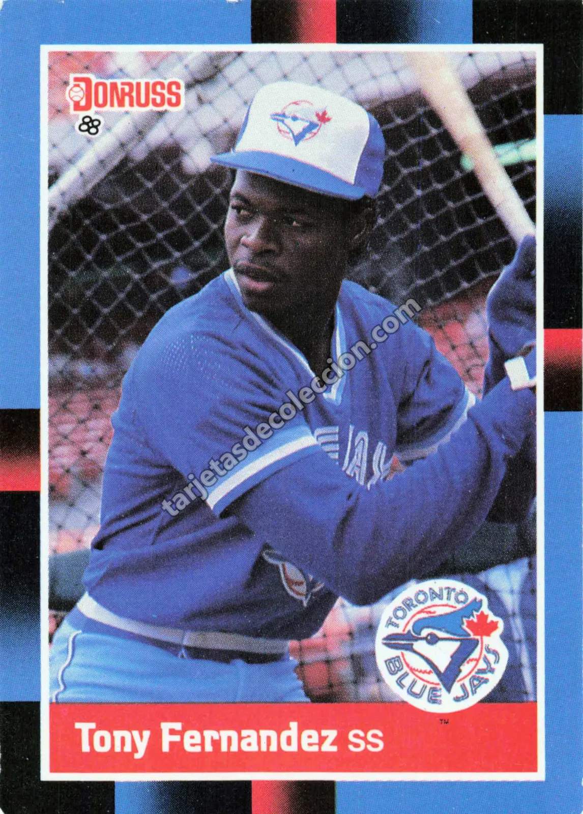 1988 Donruss Tony Fernandez #319 (Toronto Blue Jays)