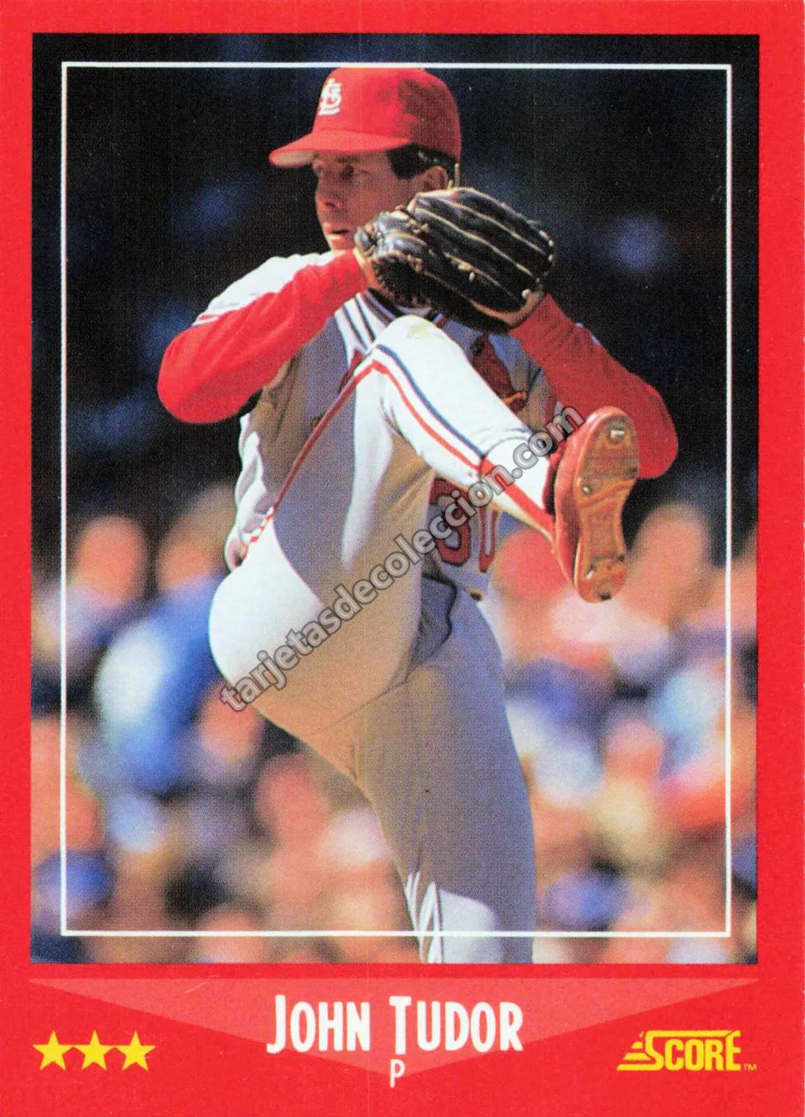 1988 Score John Tudor #275 (St. Louis Cardinals)