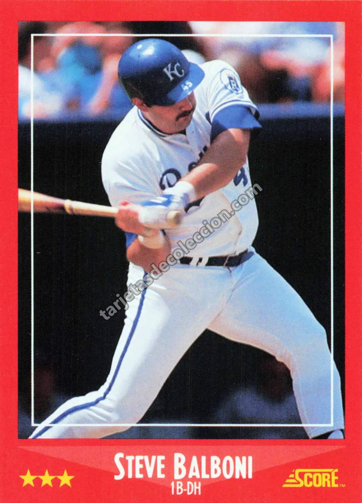 1988 Score Steve Balboni #273 (Kansas City Royals)