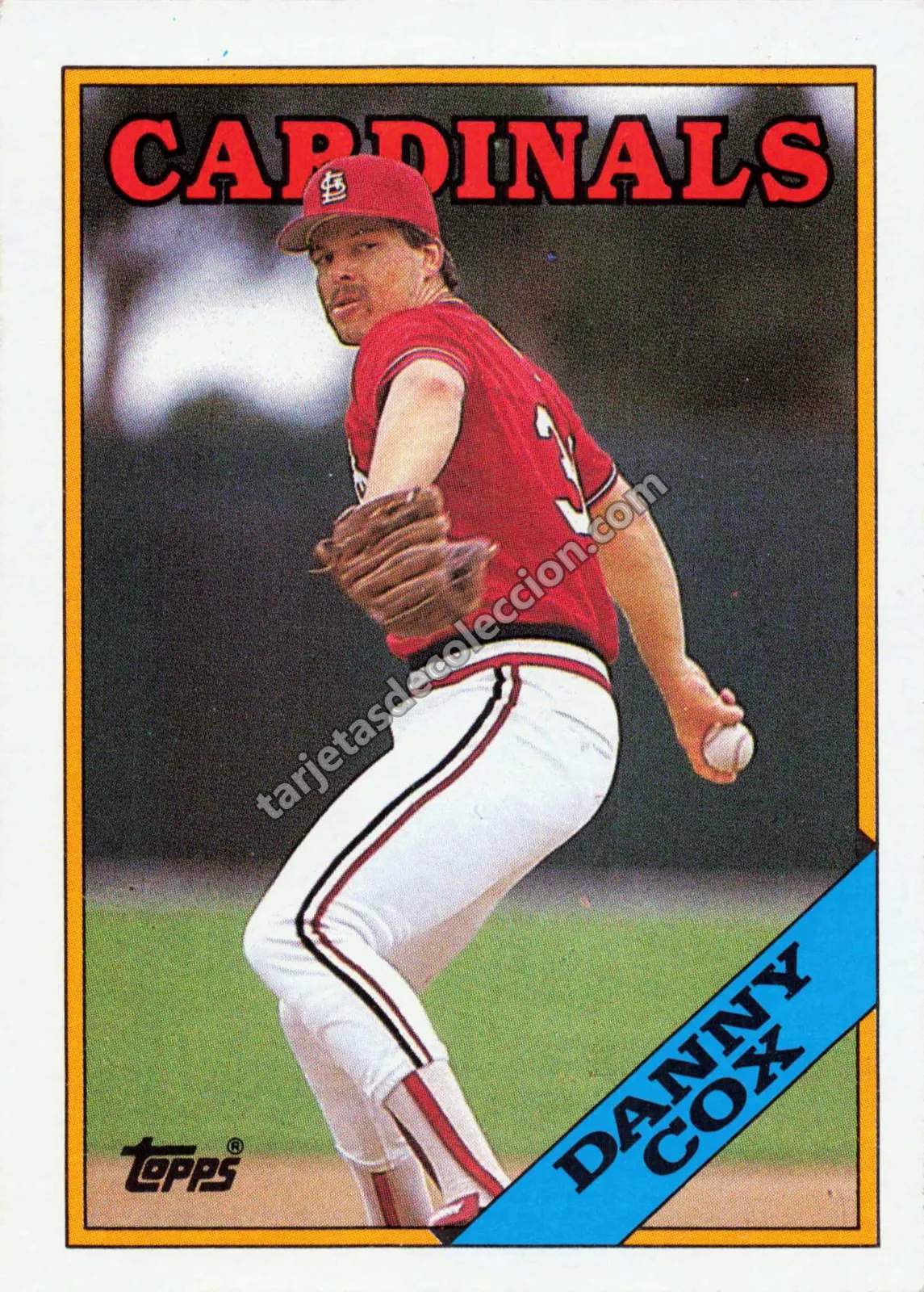 1988 Topps Danny Cox #59 (St. Louis Cardinals)