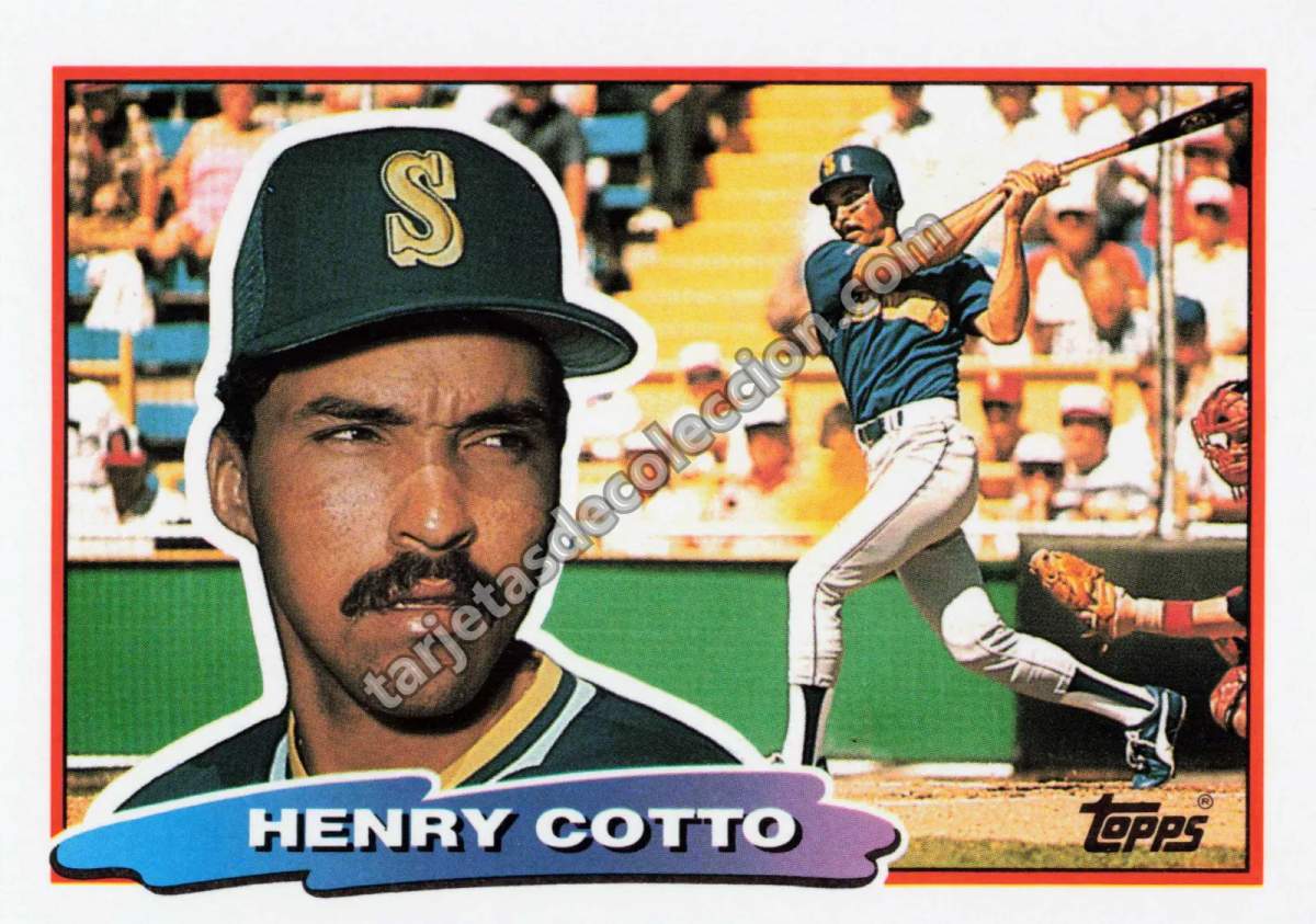 1988 Topps Henry Cotto #125 (Seattle Mariners)