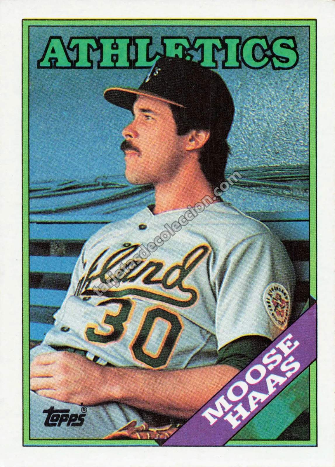 1988 Topps Moose Haas #606