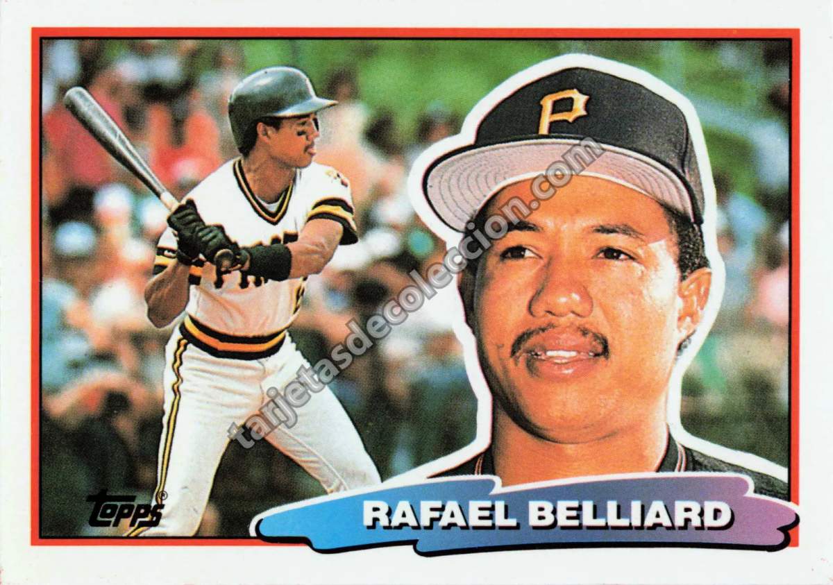 1988 Topps Rafael Belliard #175 (Pittsburgh Pirates)