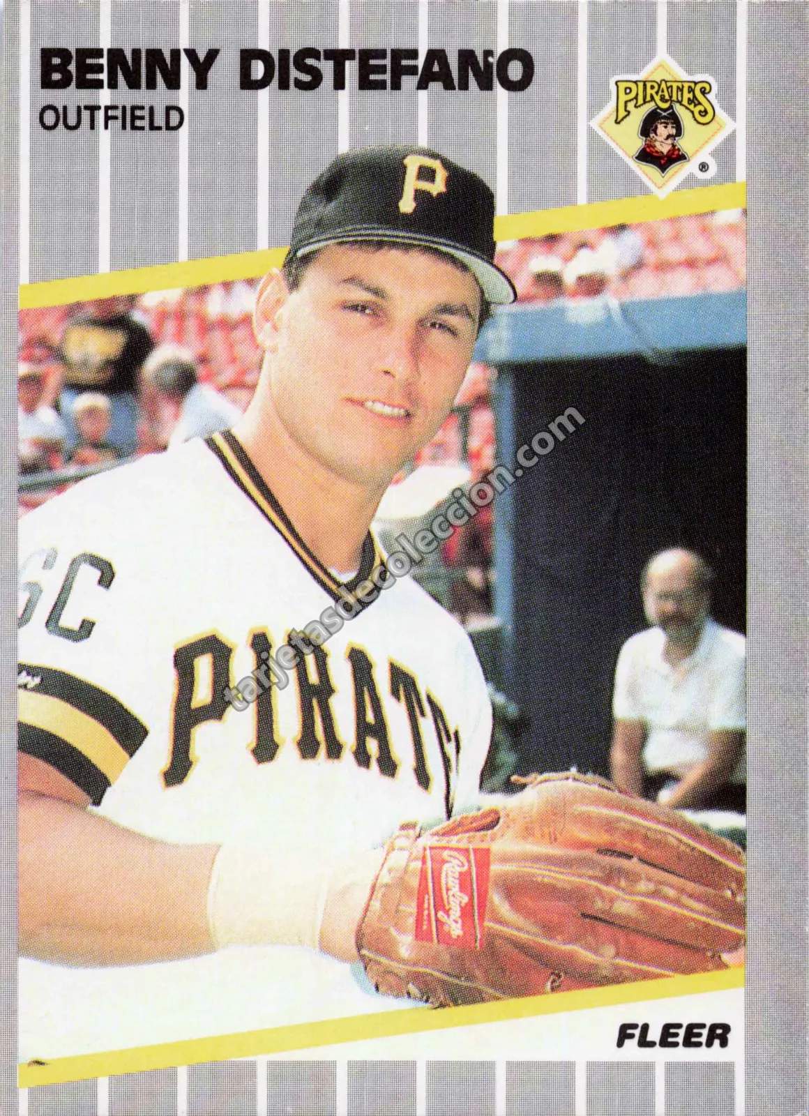1989 Fleer Benny Distefano #205 (Pittsburgh Pirates)