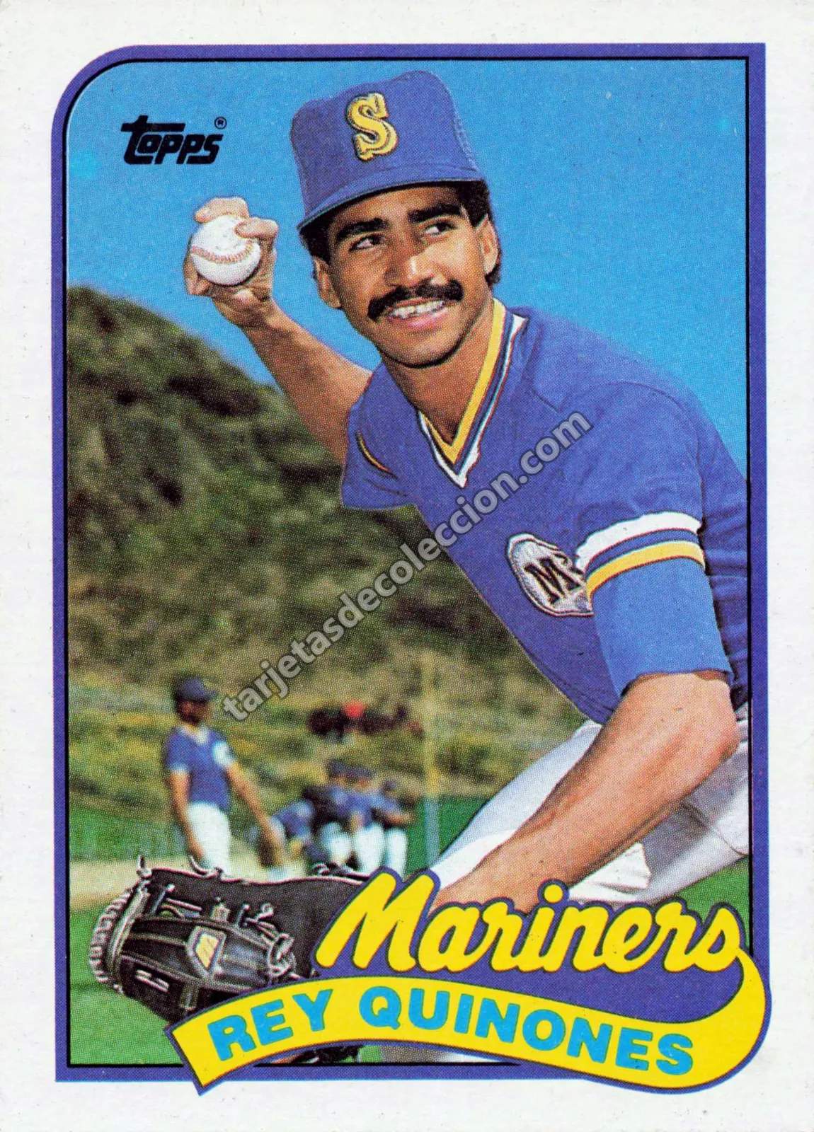 1989 Topps Rey Quiñones #246 (Seattle Mariners)