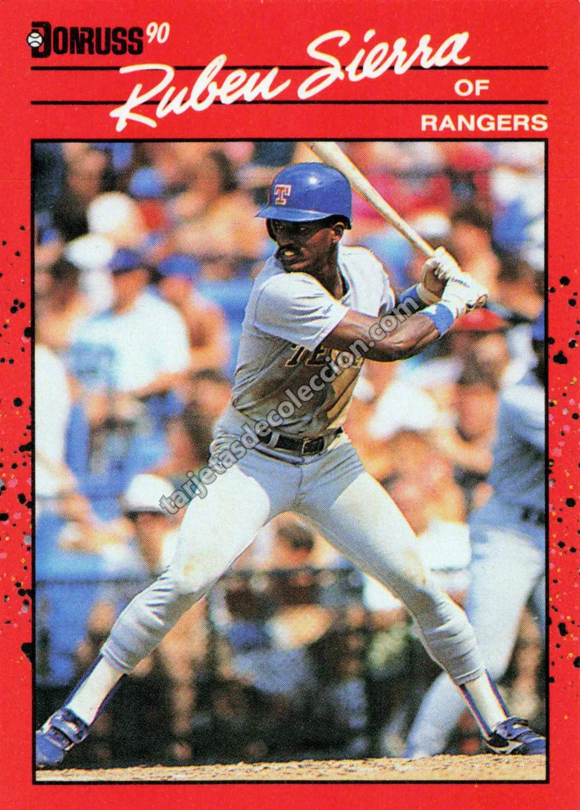 1990 Donruss Ruben Sierra #174 (Texas Rangers)