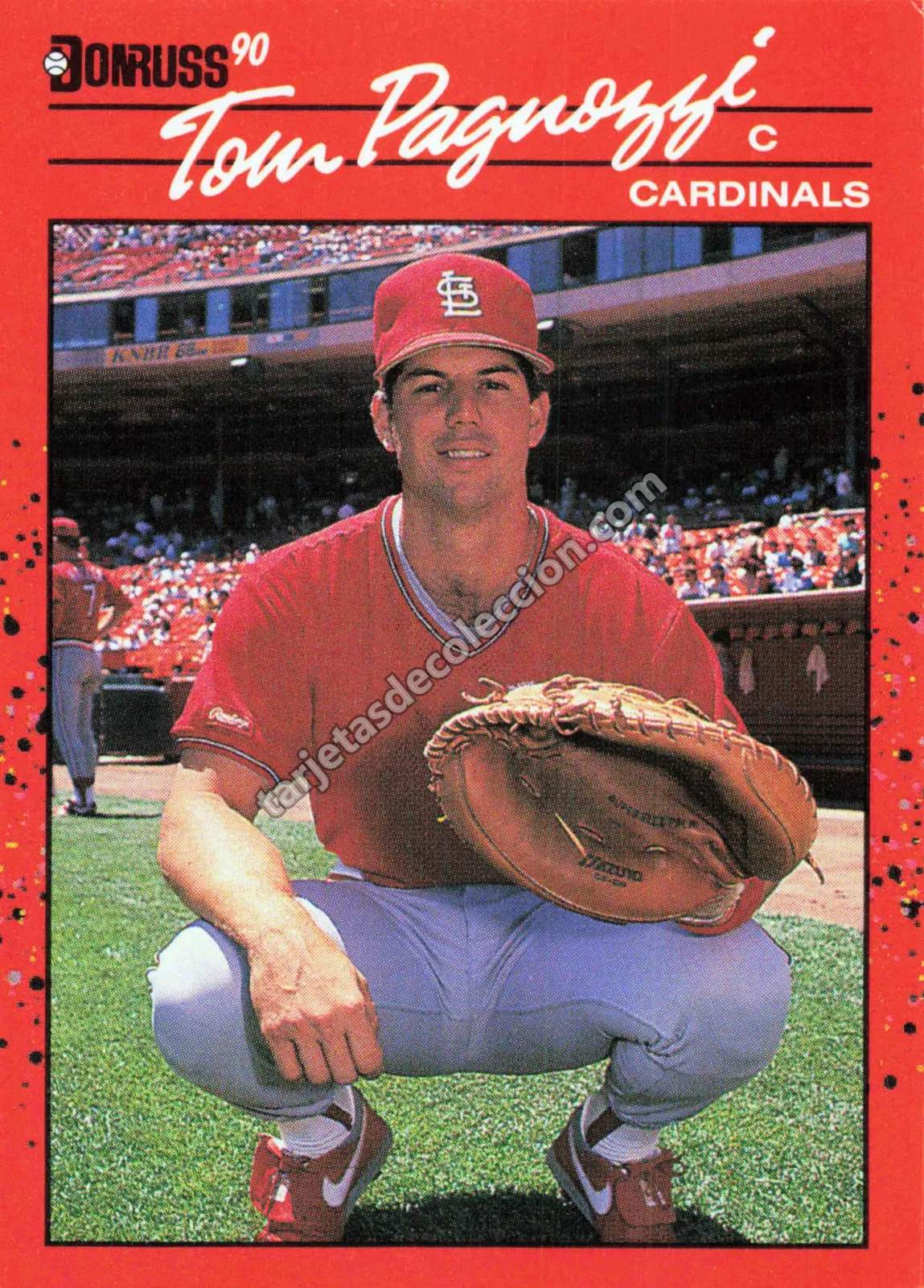 1990 Donruss Tom Pagnozzi #591 (St. Louis Cardinals)
