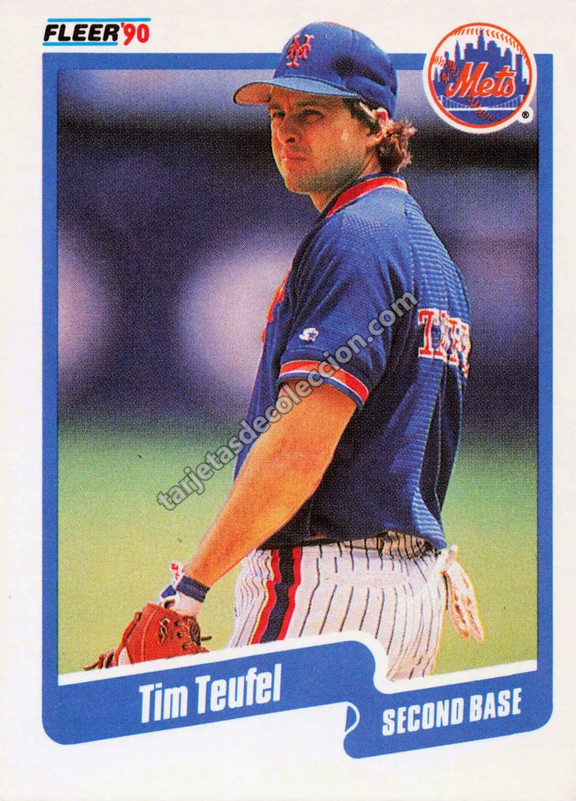 1990 Fleer Tim Teufel #218