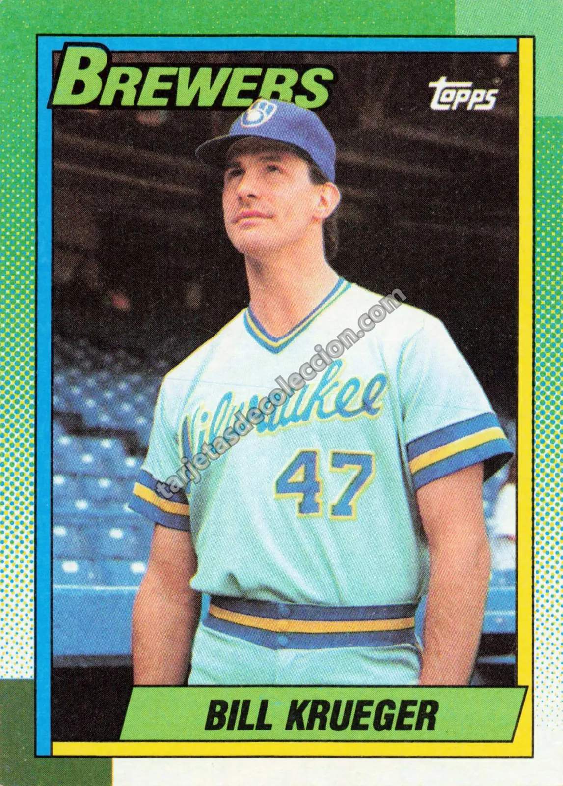 1990 Topps Bill Krueger #518