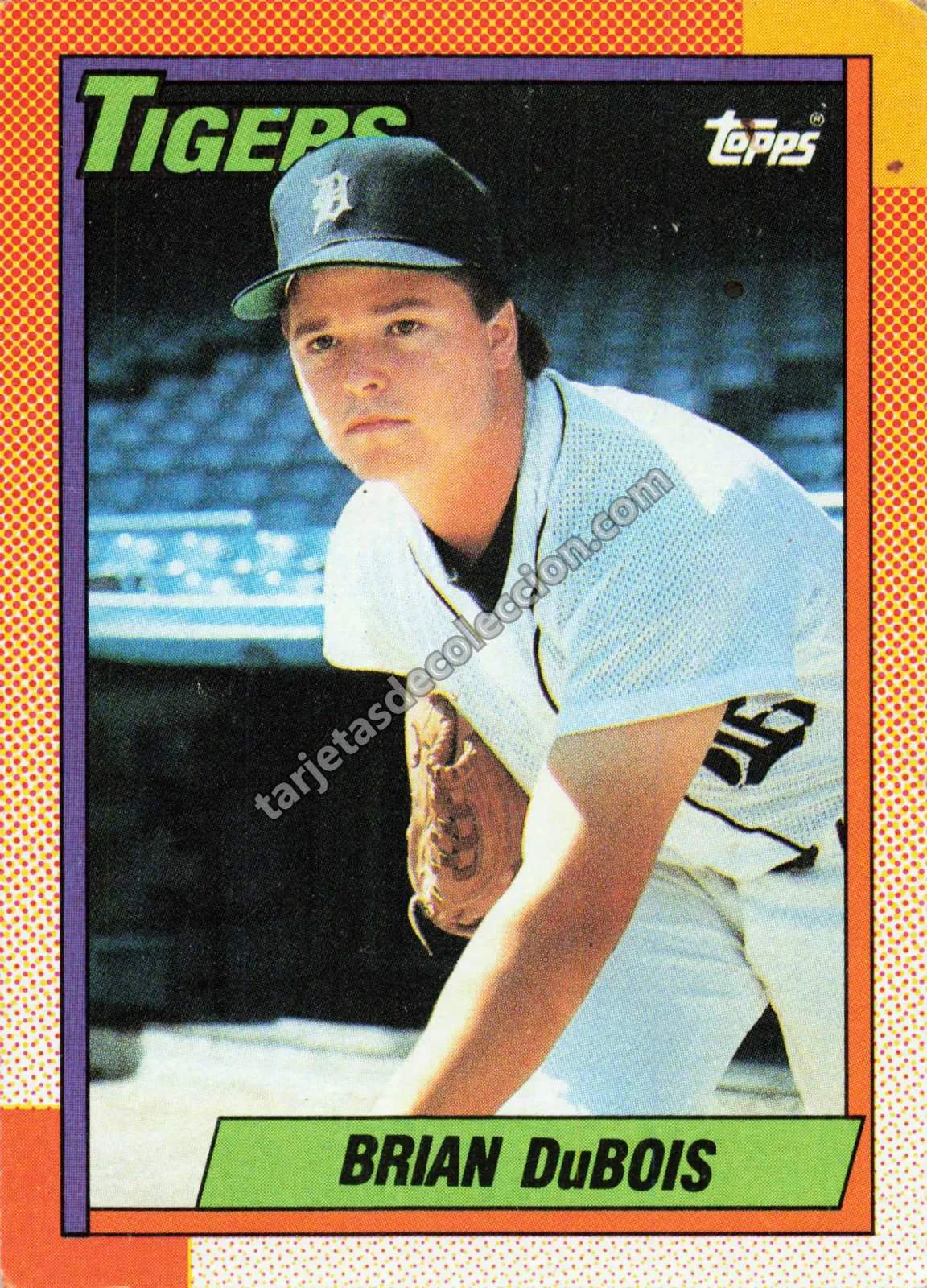 1990 Topps Brian DuBois #413 (Detroit Tigers)