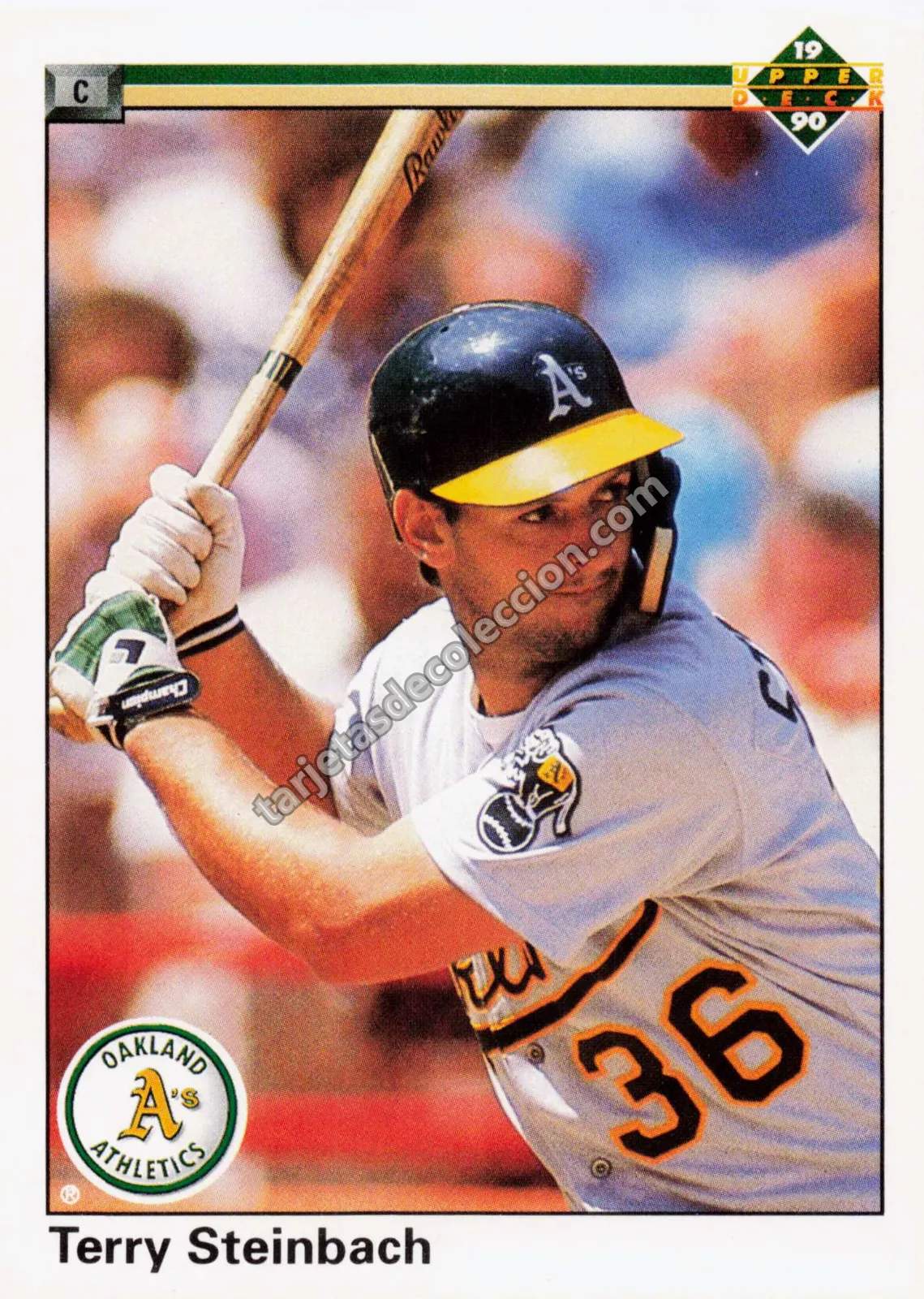 1990 Upper Deck Terry Steinbach #246 (Oakland Athletics)