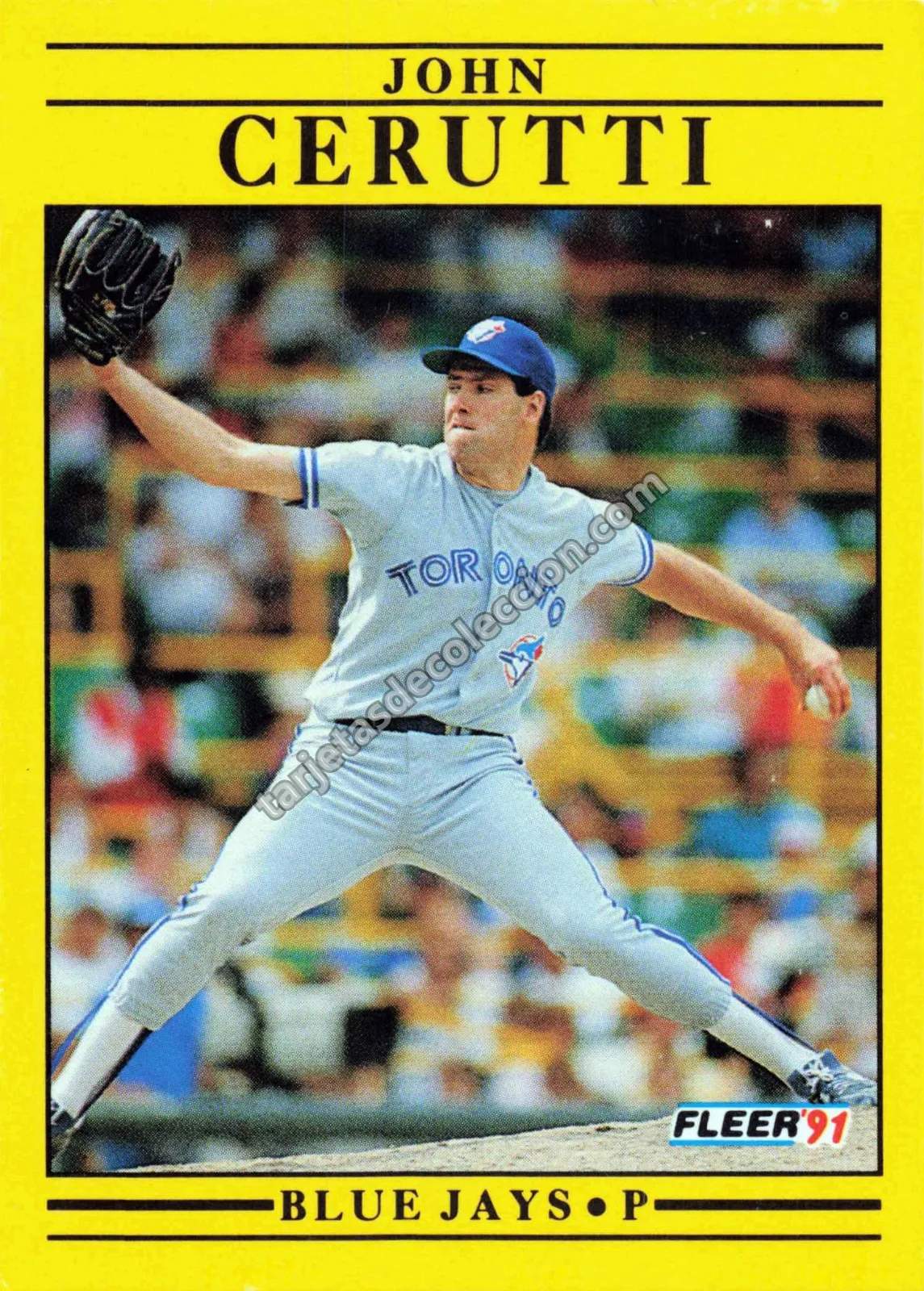 1991 Fleer John Cerutti #172 (Toronto Blue Jays)