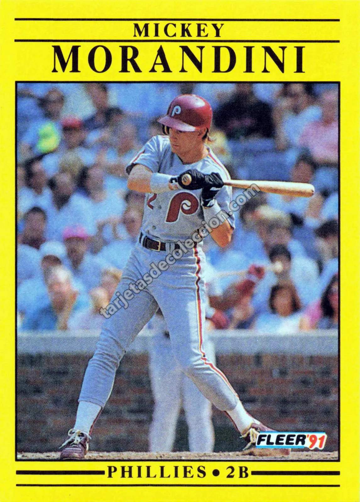 1991 Fleer Mickey Morandini #407 (Philadelphia Phillies)