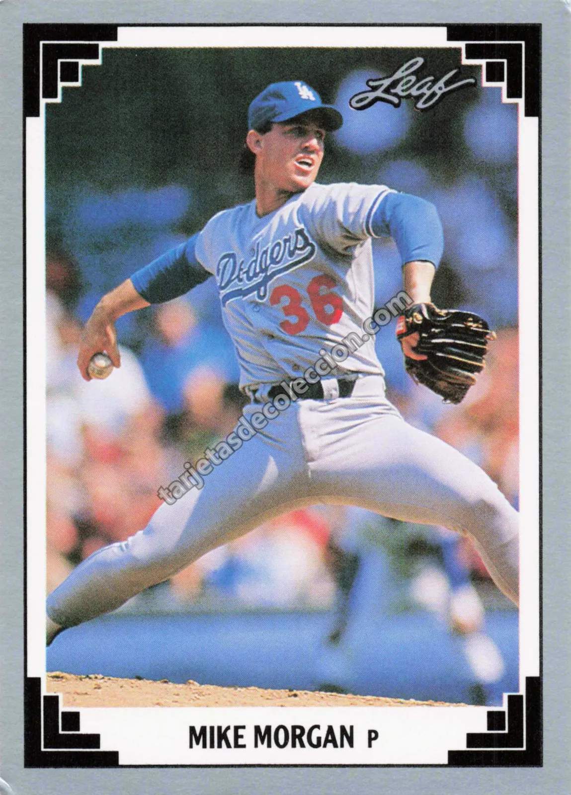 1991 Leaf Series 1 Mike Morgan #193 (Los Angeles Dodgers)