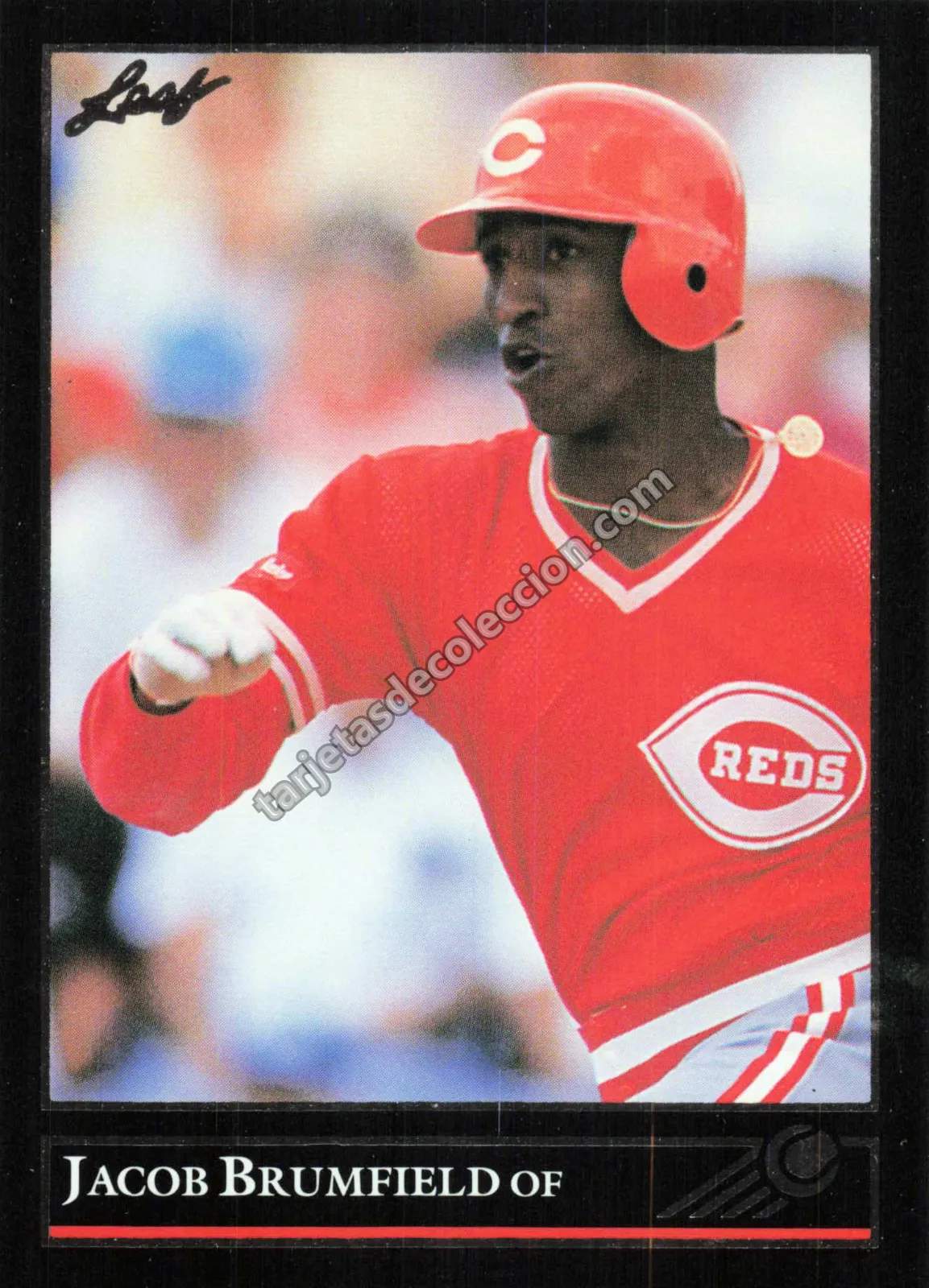 1992 Leaf Series 2 Gold Edition Jacob Brumfield #499 (Cincinnati Reds)