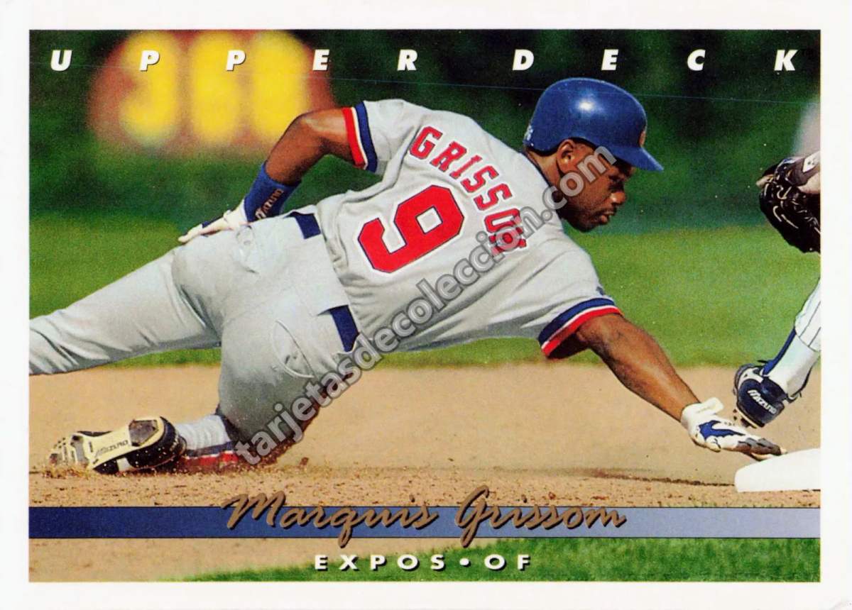 1992 Upper Deck Marquis Grissom #356 (Montreal Expos)