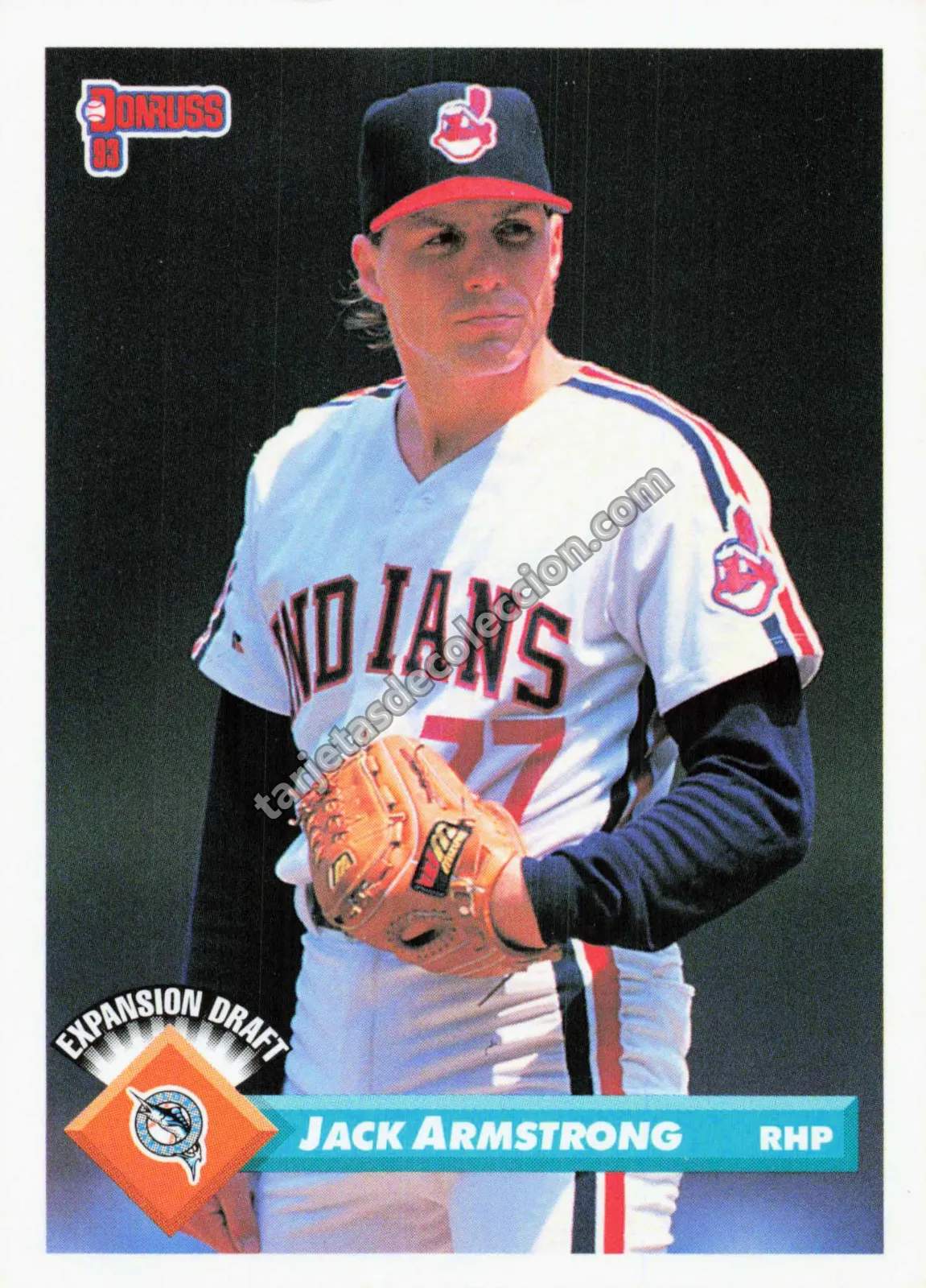 1993 Donruss Jack Armstrong #777 (Cleveland Indians)