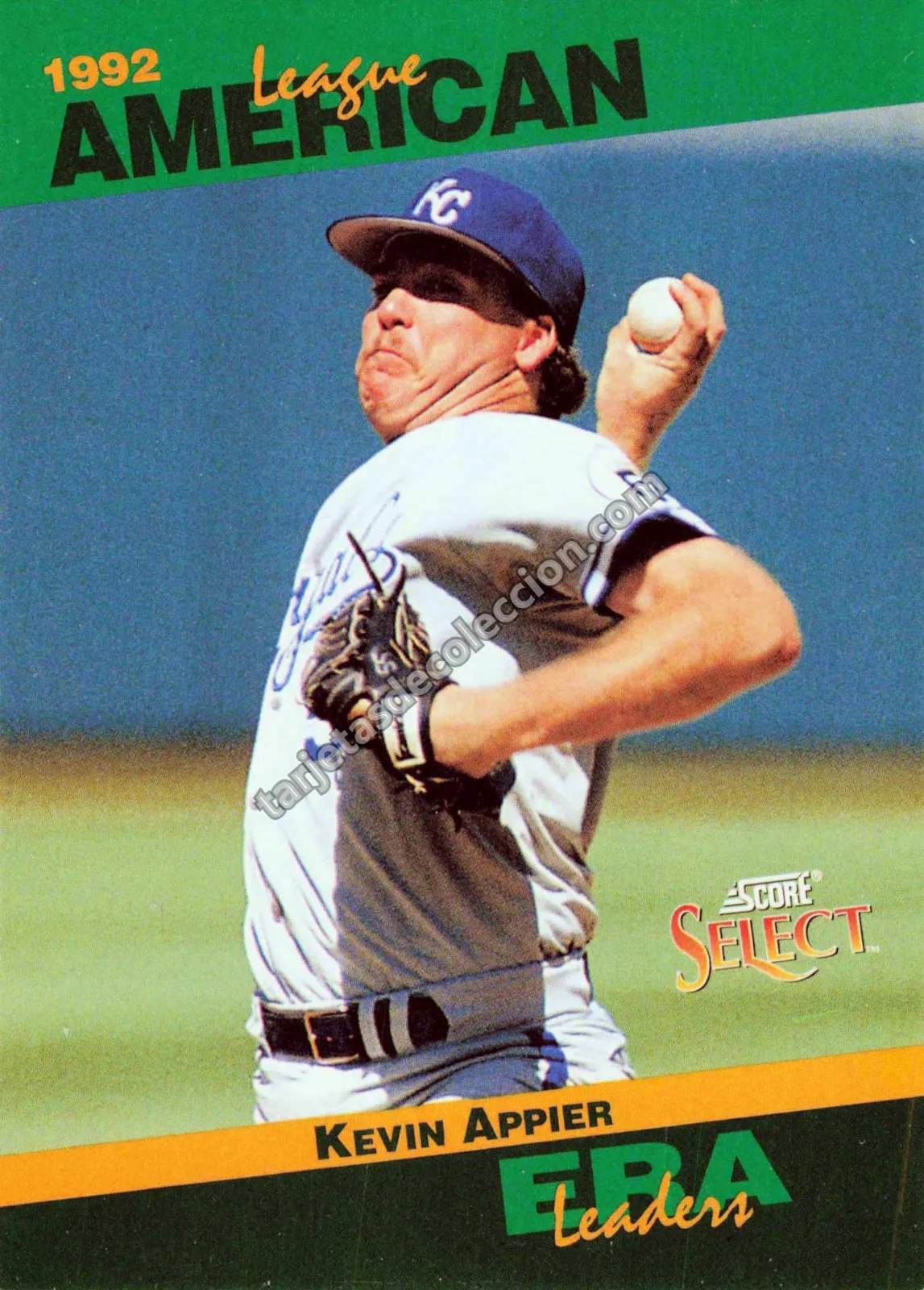 1993 Score Select American League ERA Leaders (Kevin Appier) #80