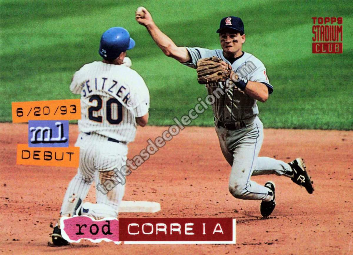 1994 Topps Stadium Club Rod Correia #352 (California Angels)