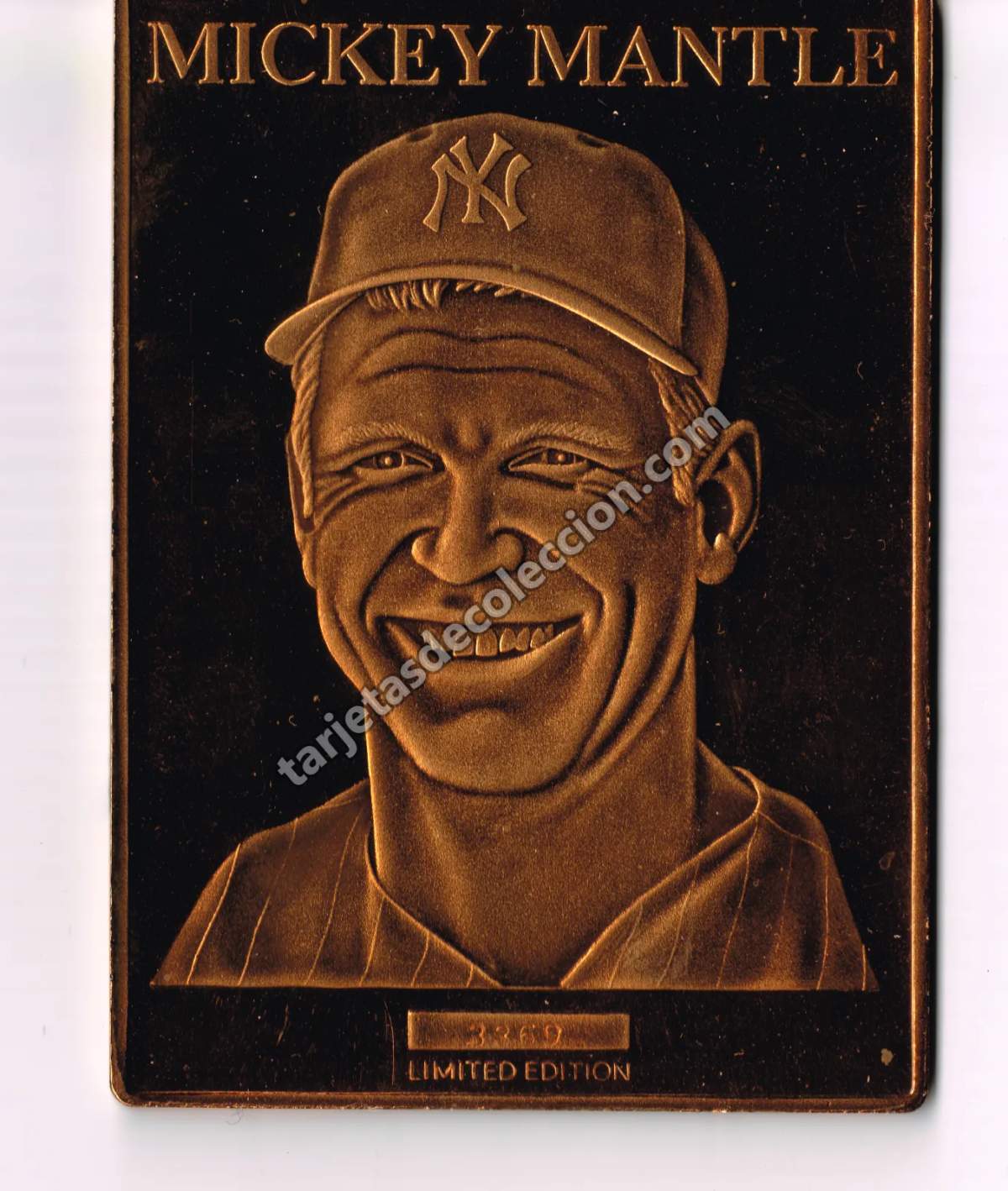 1995 EnviroMint Fine Bronze Mickey Mantle Limited Edition #7