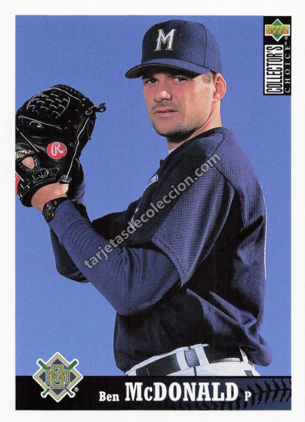 1997 Upper Deck Collector's Choice Ben McDonald #376 (Milwaukee Brewers)