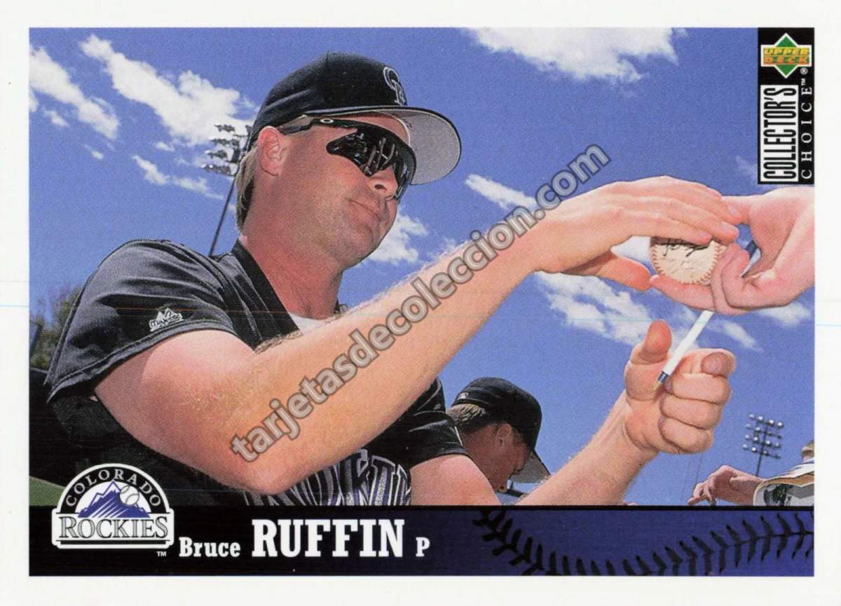 1997 Upper Deck Collector's Choice Bruce Ruffin #321 (Colorado Rockies)