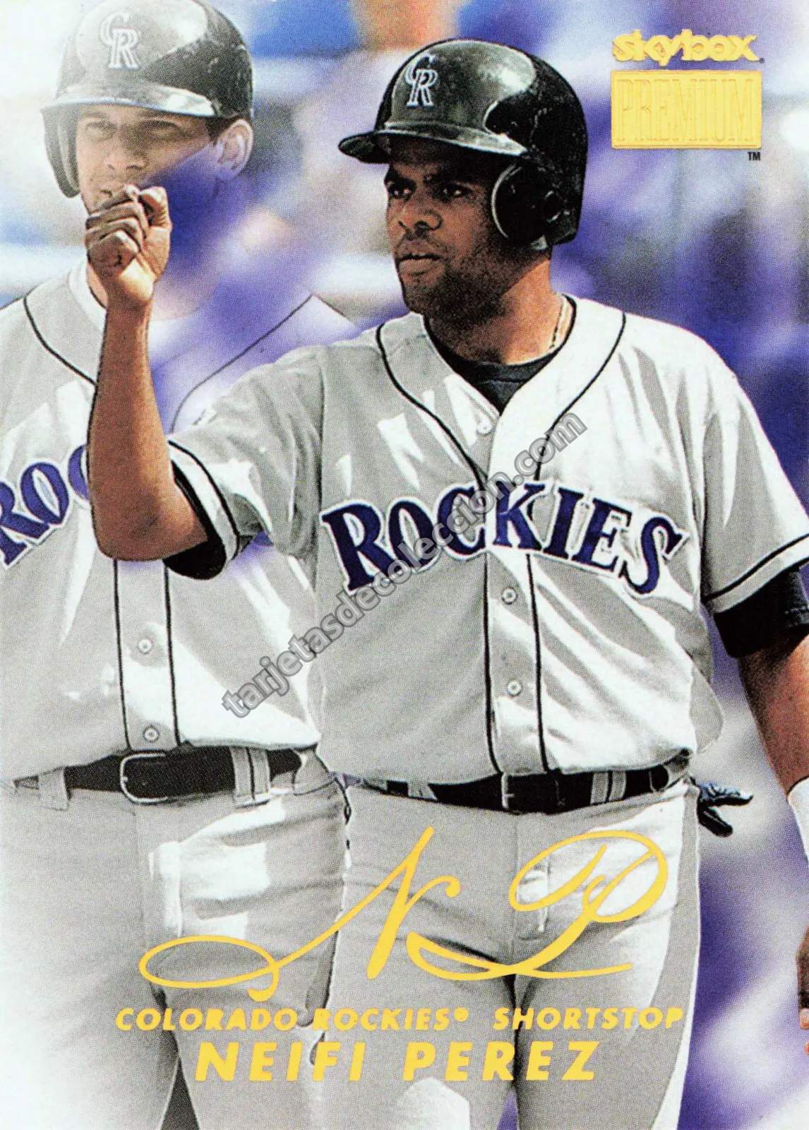 1999 SkyBox Premium Neifi Perez #188
