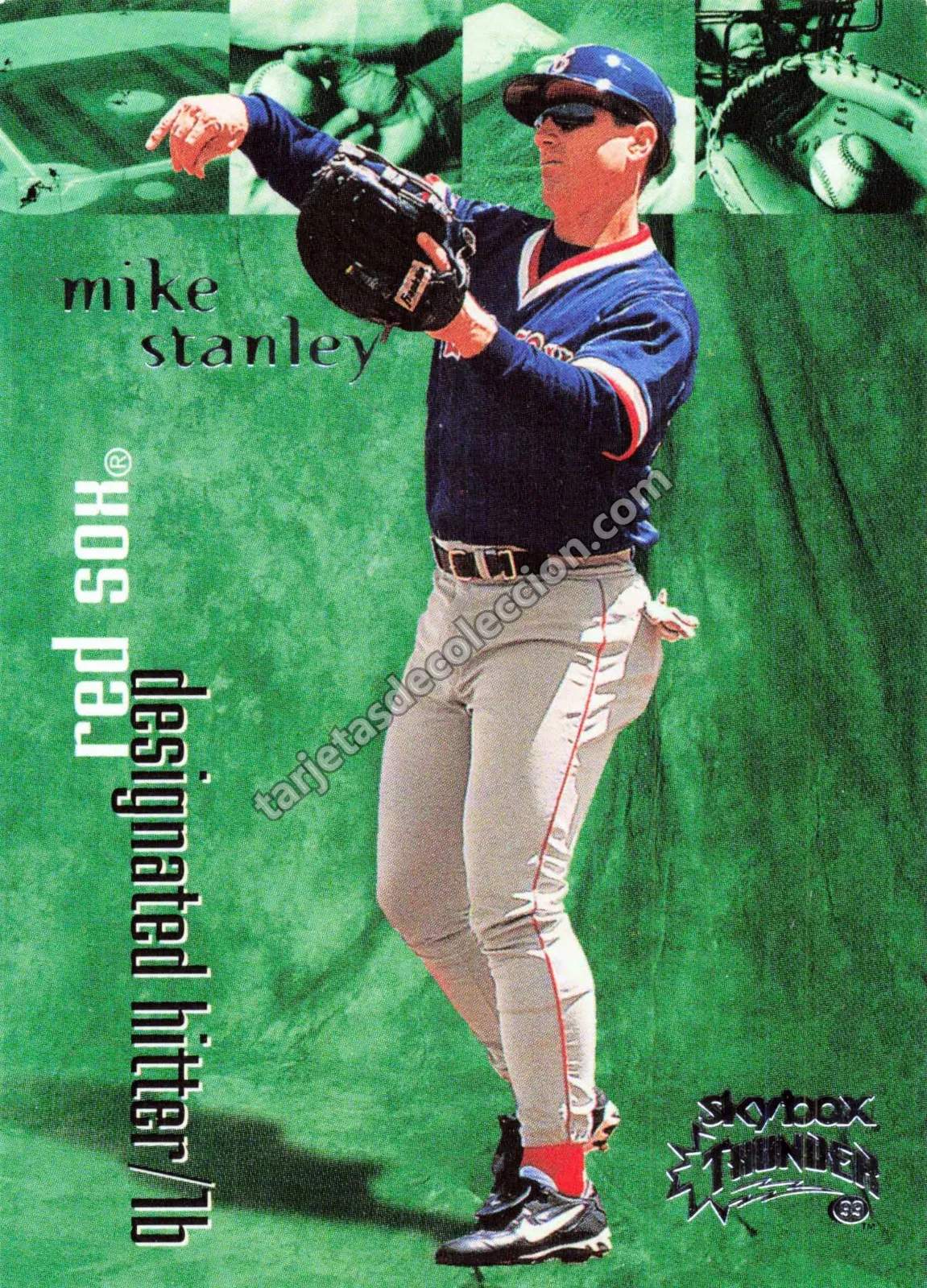 1999 SkyBox Thunder Mike Stanley #215 (Boston Red Sox)