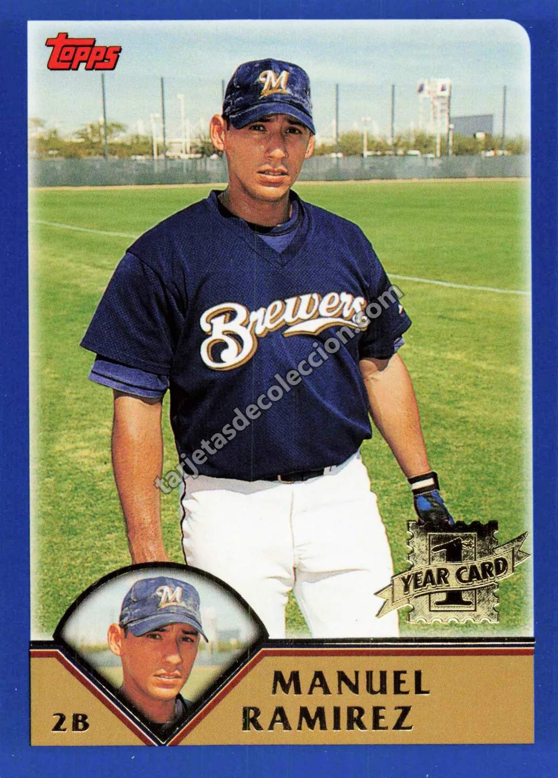 2002 Topps Manuel Ramirez #295 (Milwaukee Brewers)