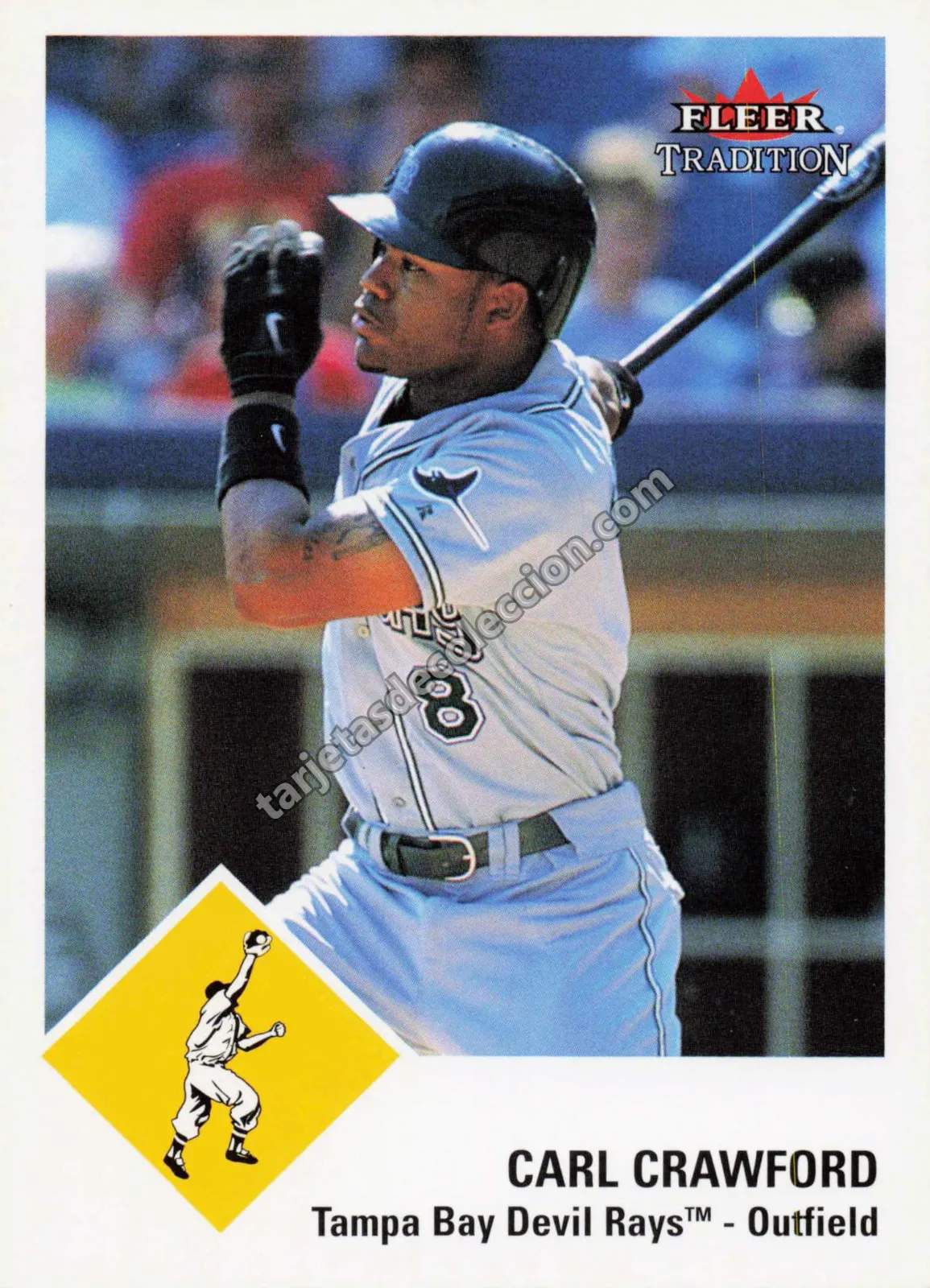 2003 Fleer Tradition Carl Crawford #107