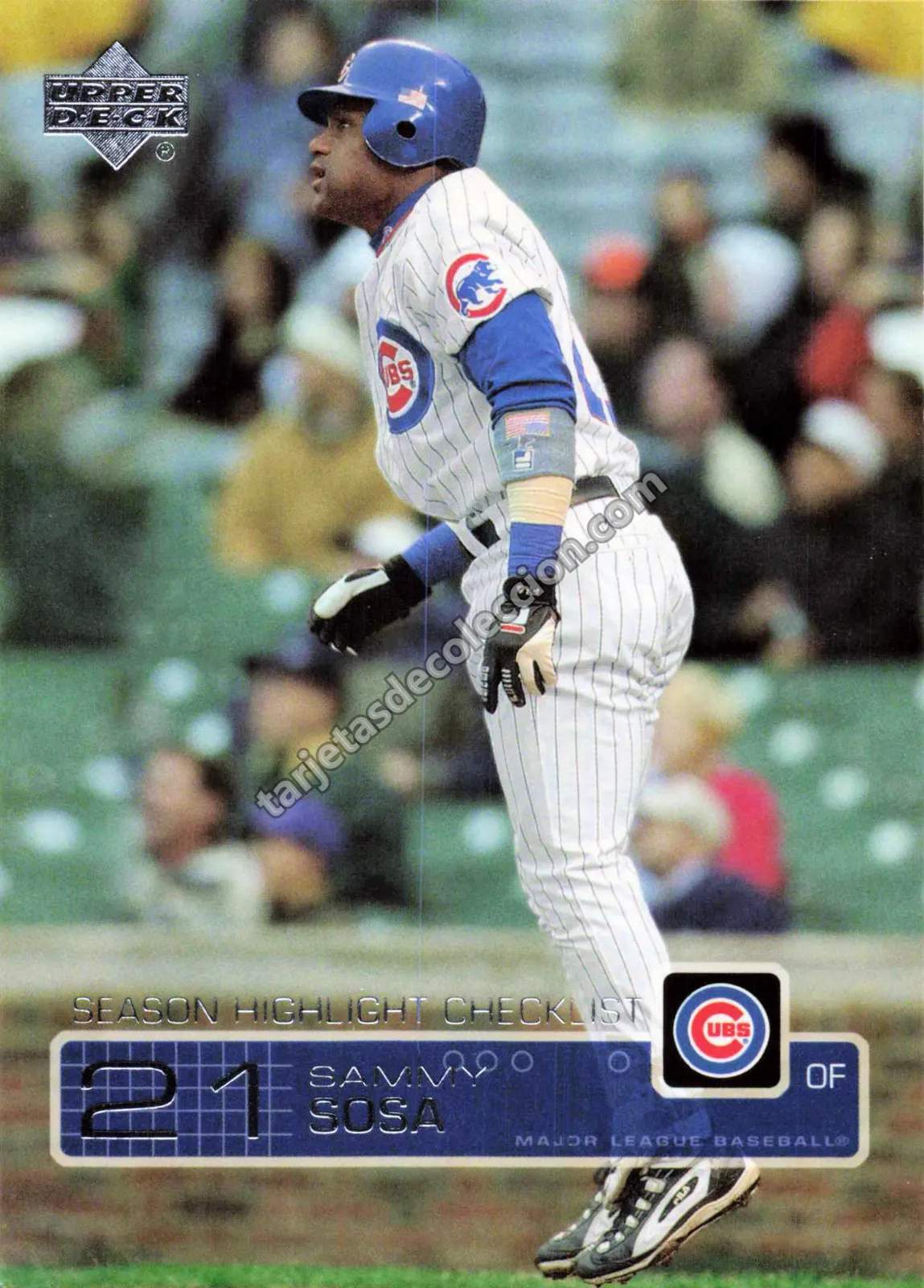 2003 Upper Deck Sammy Sosa Season Highlight Checklist #535