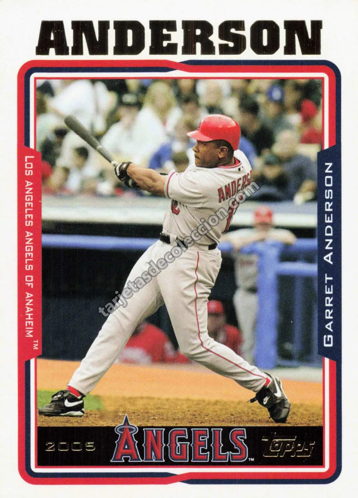 2005 Topps Garret Anderson #369 (Los Angeles Angels of Anaheim)