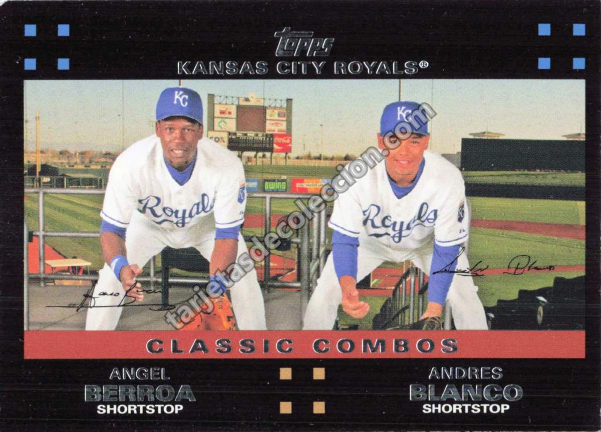 2007 Topps Classic Combos Angel Berroa / Andres Blanco #659 (Kansas City Royals)