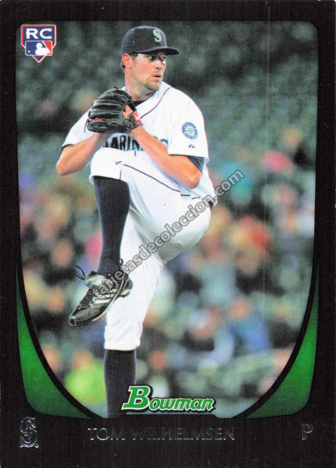 2011 Bowman Tom Wilhelmsen Rookie Card #97