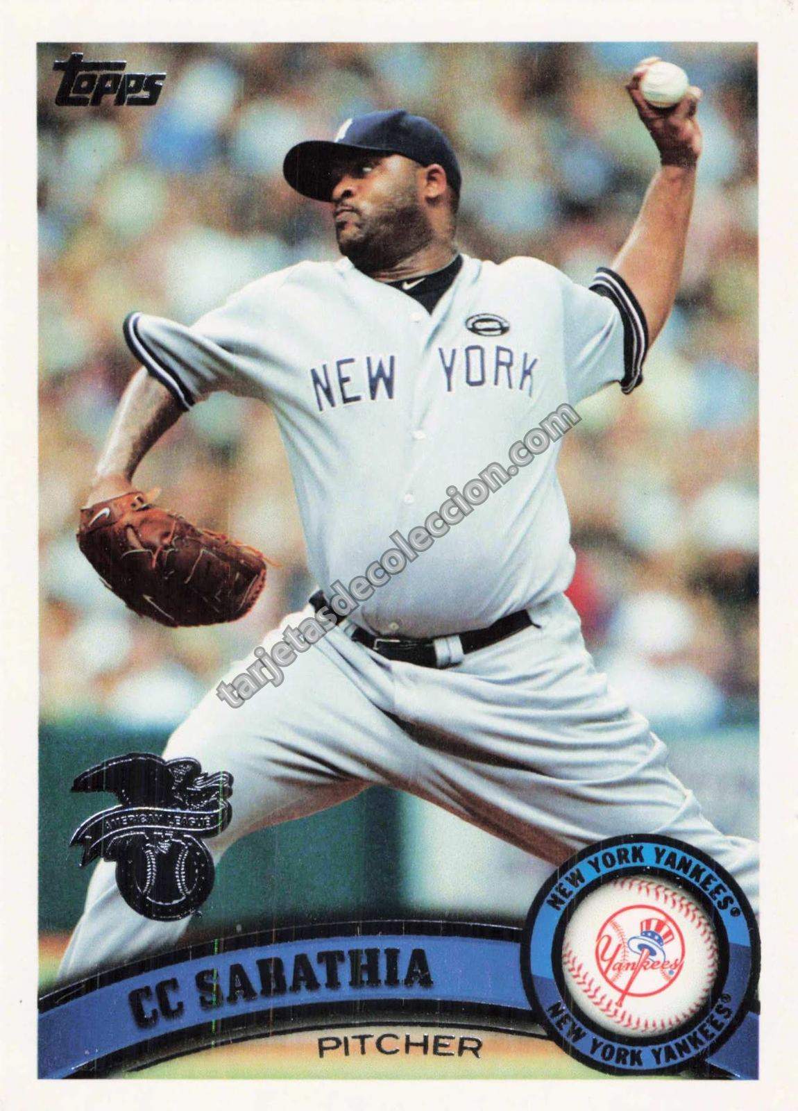 2011 Topps CC Sabathia #AL8 (New York Yankees)
