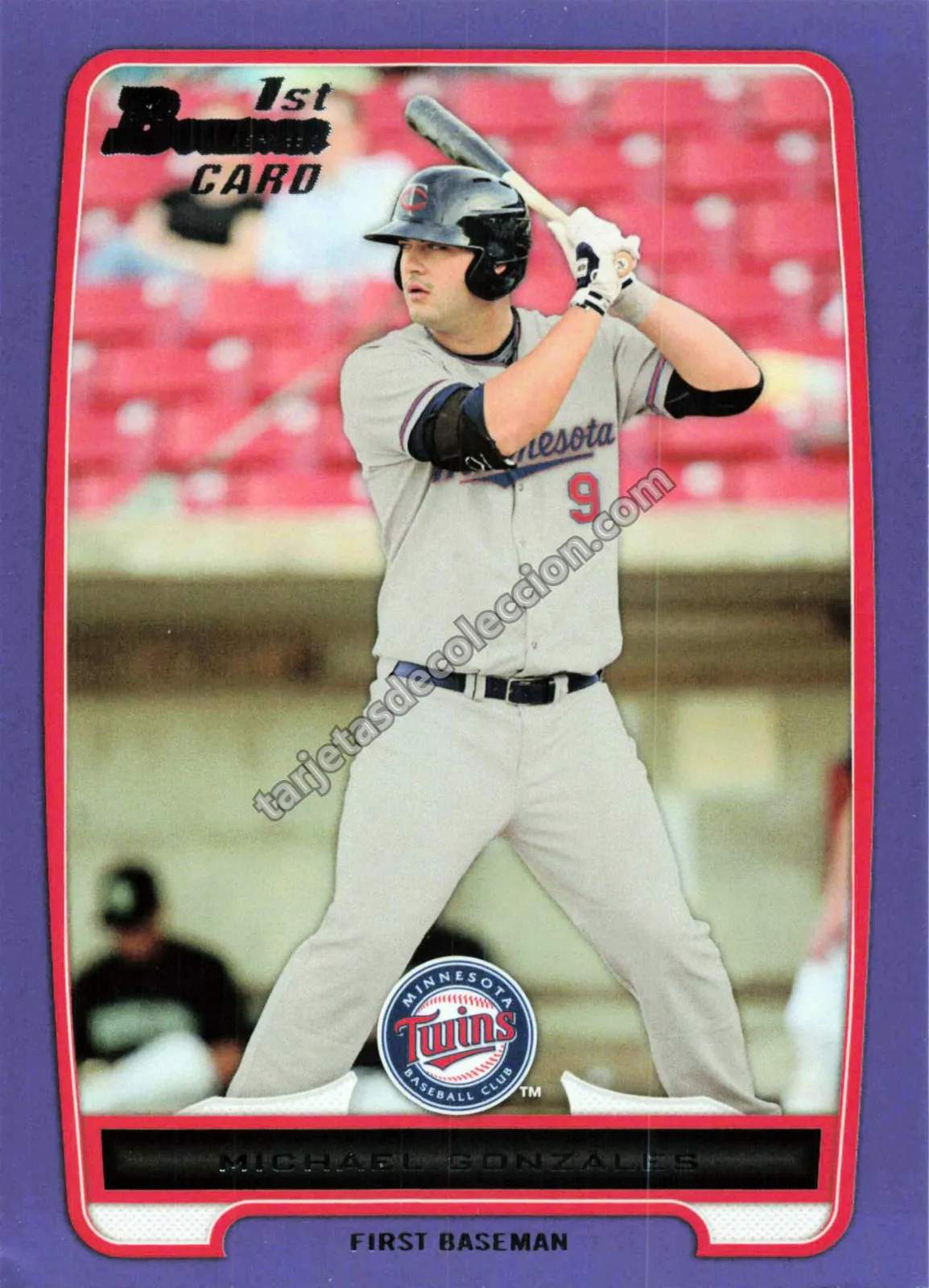 2012 Bowman BP38 Michael Gonzales #BP38 (Minnesota Twins)