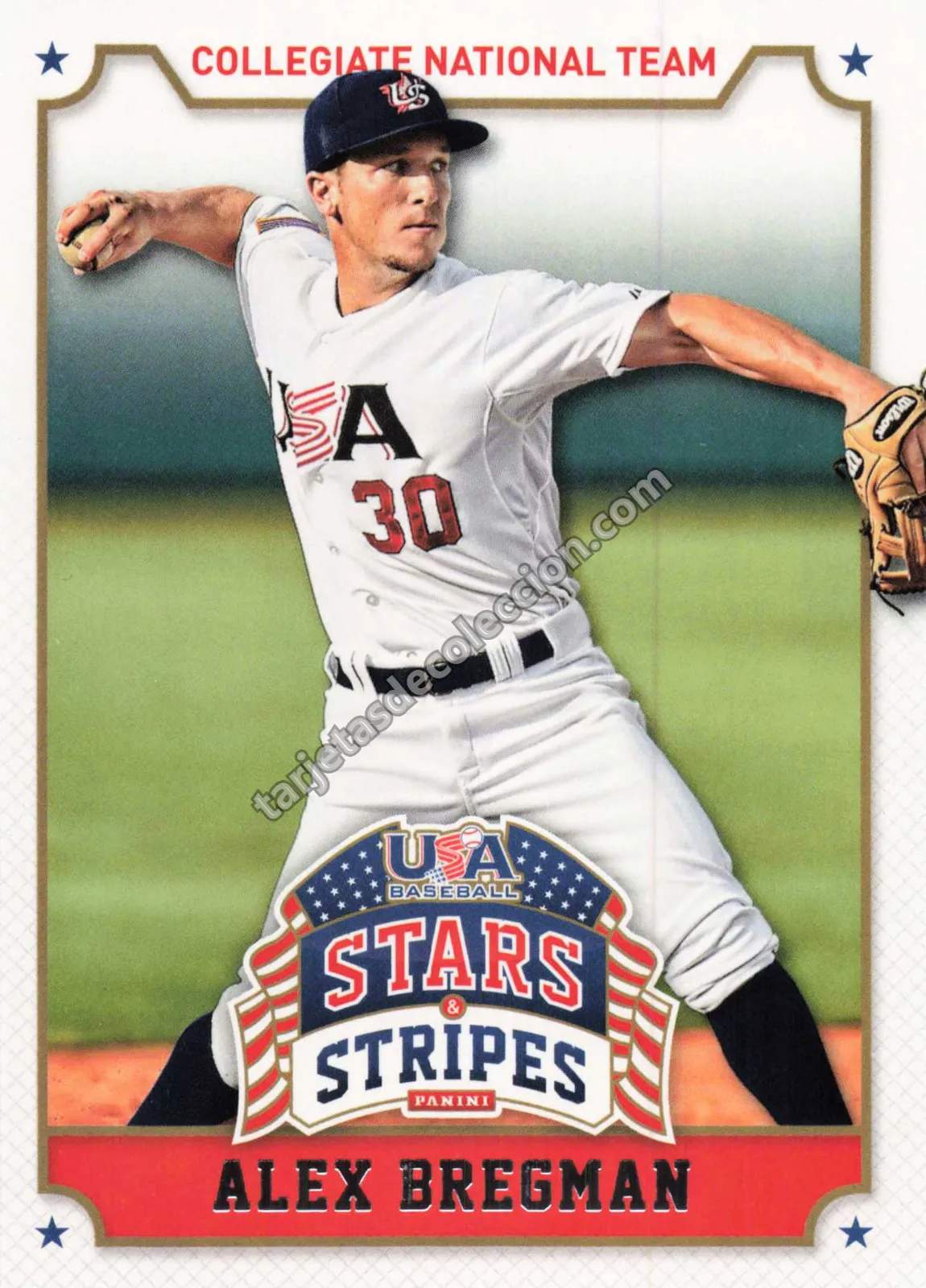 2015 Panini USA Baseball Stars & Stripes Alex Bregman #6