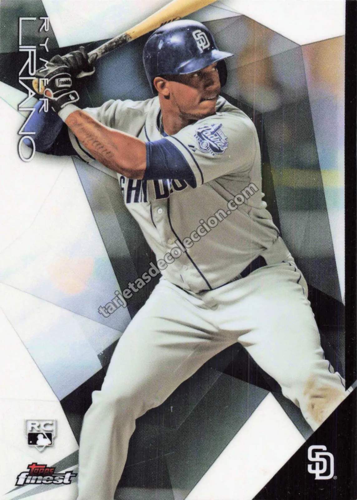 2015 Topps Finest Rymer Liriano Rookie Card #50 (San Diego Padres)