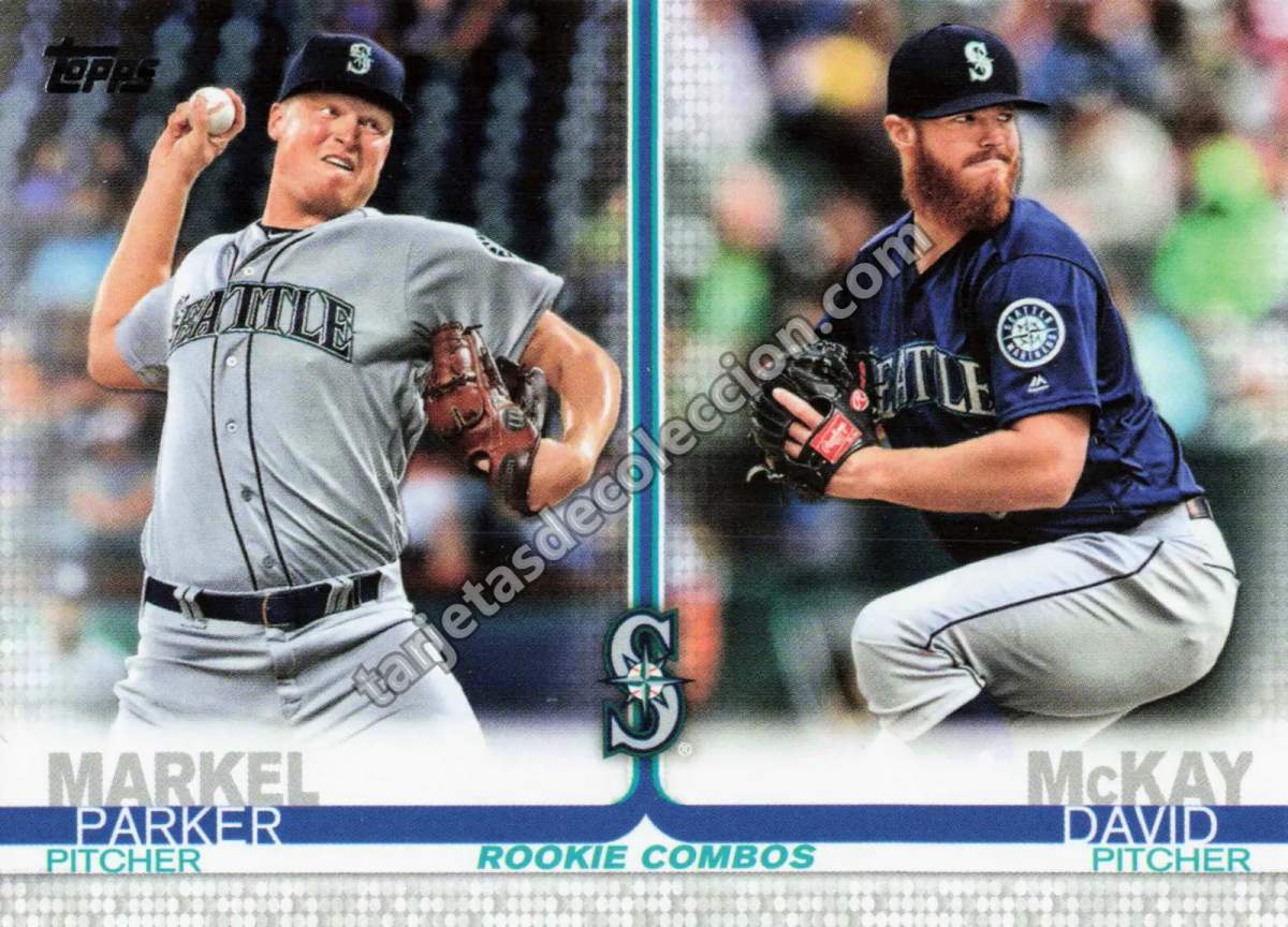 2019 Topps Update Series Rookie Combos Parker Markel & David McKay #US53