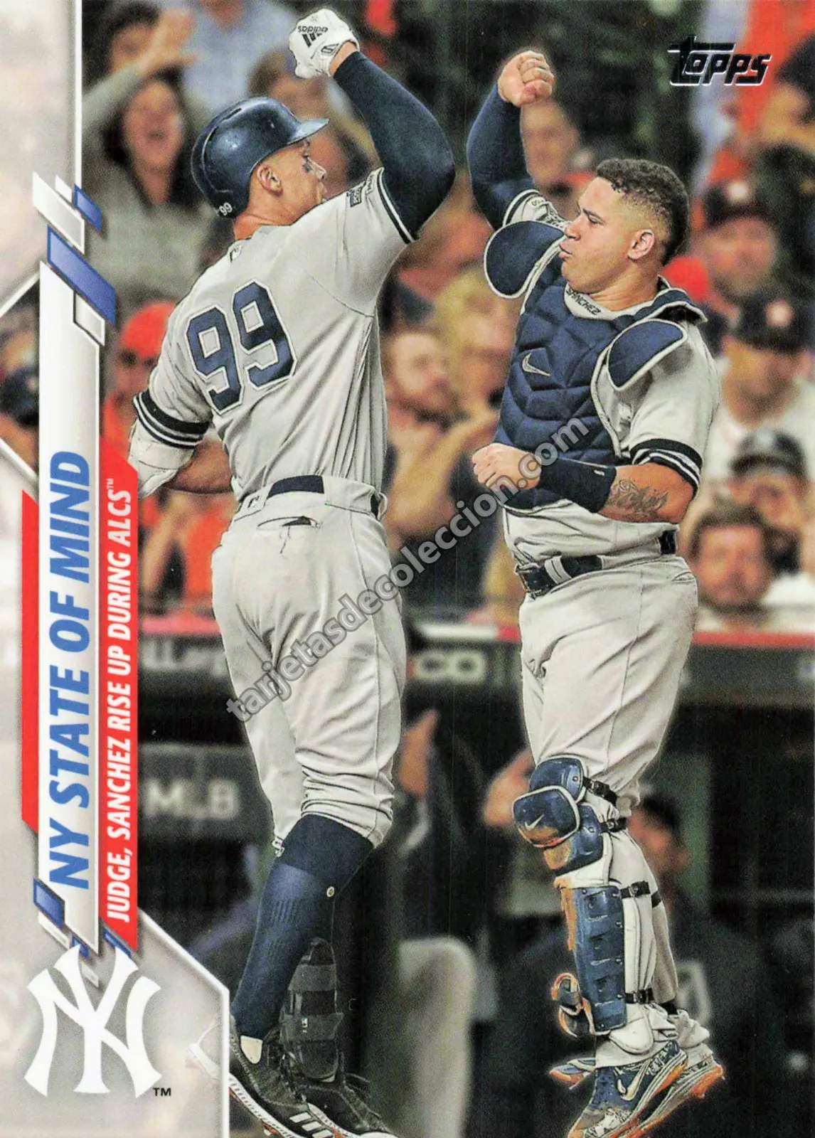 2020 Topps Aaron Judge / Gary Sanchez #591