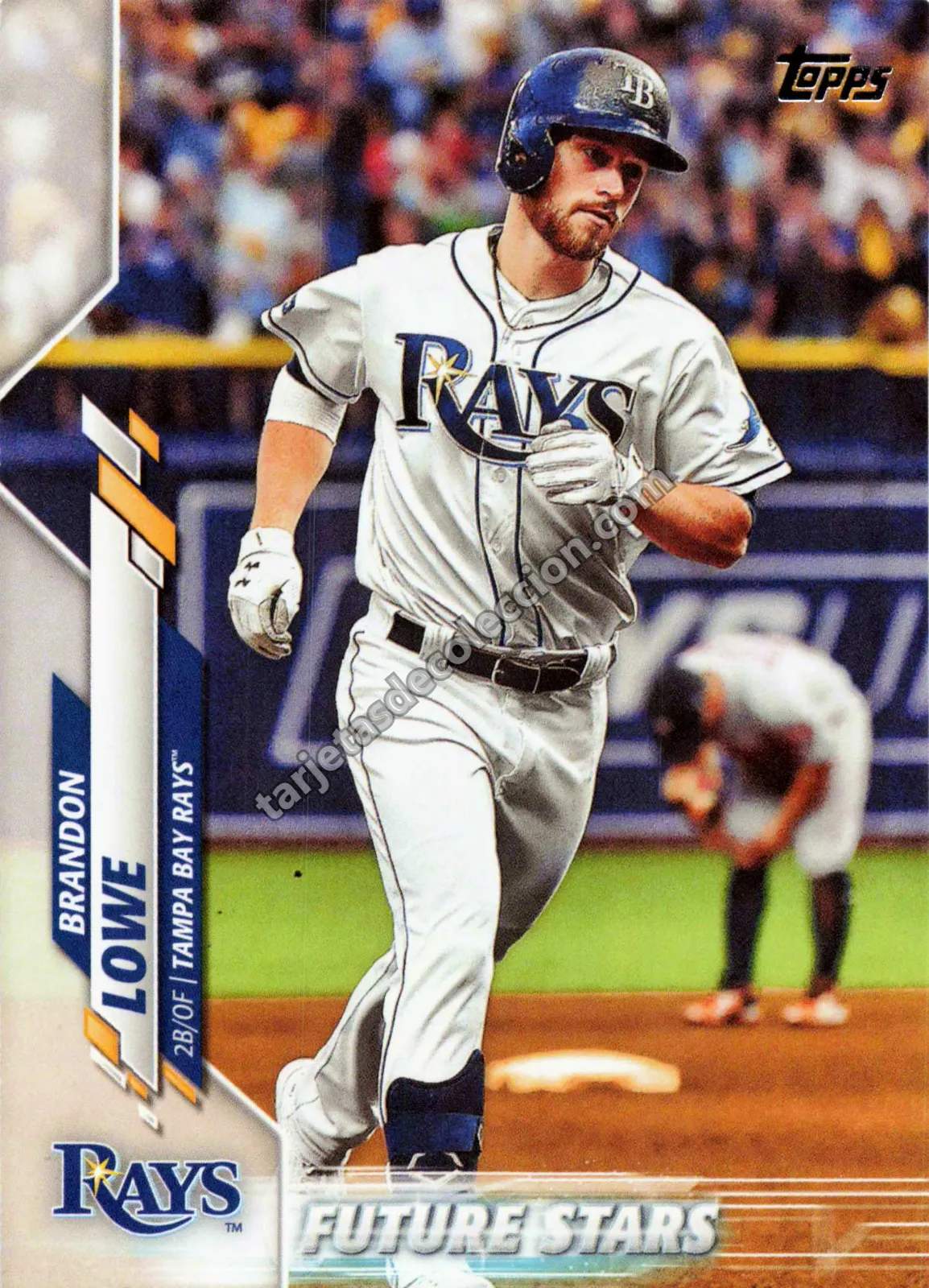2020 Topps Series 2 Brandon Lowe #574 (Tampa Bay Rays)
