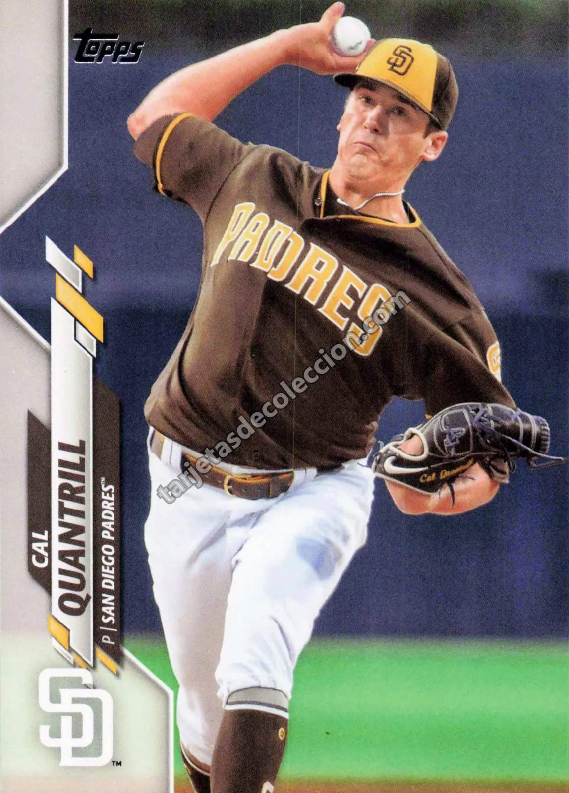 2020 Topps Series 2 Cal Quantrill #607 (San Diego Padres)